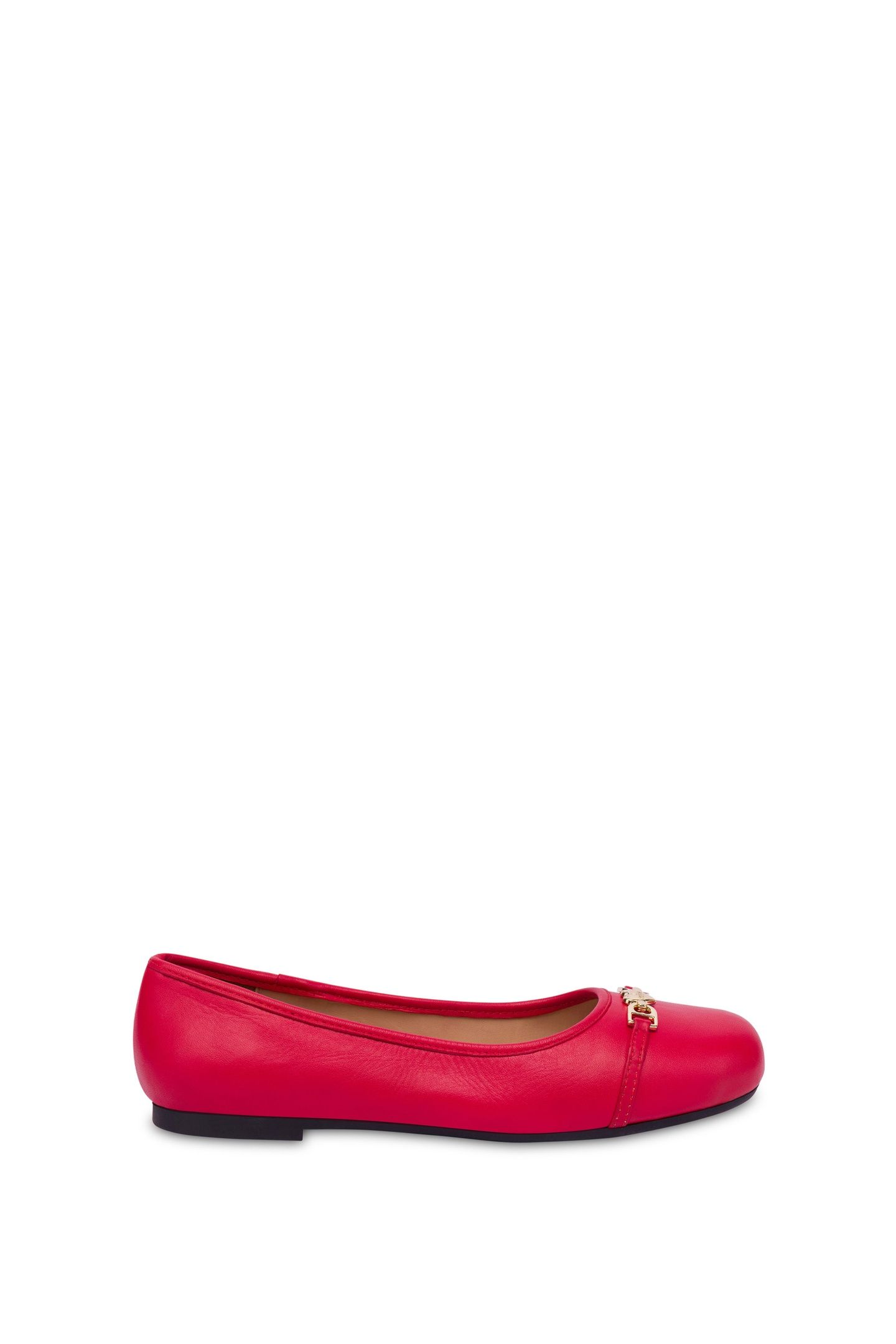 NAPPA LEATHER BALLET FLATS RED 1