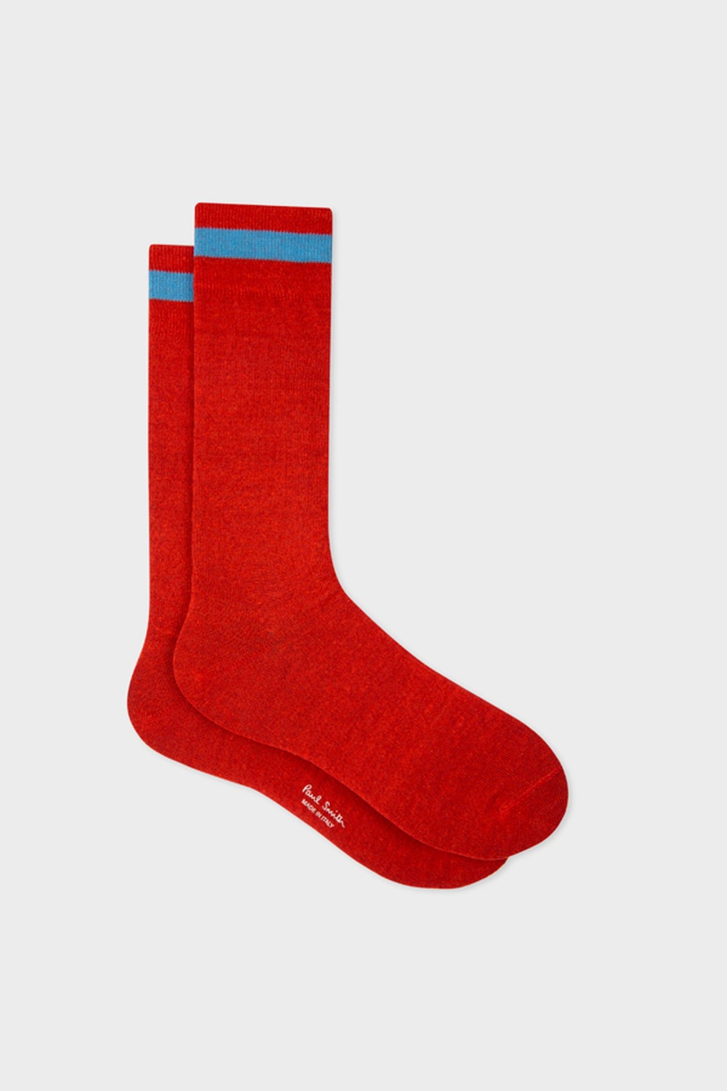 MEN SOCK VALLEY RED 3