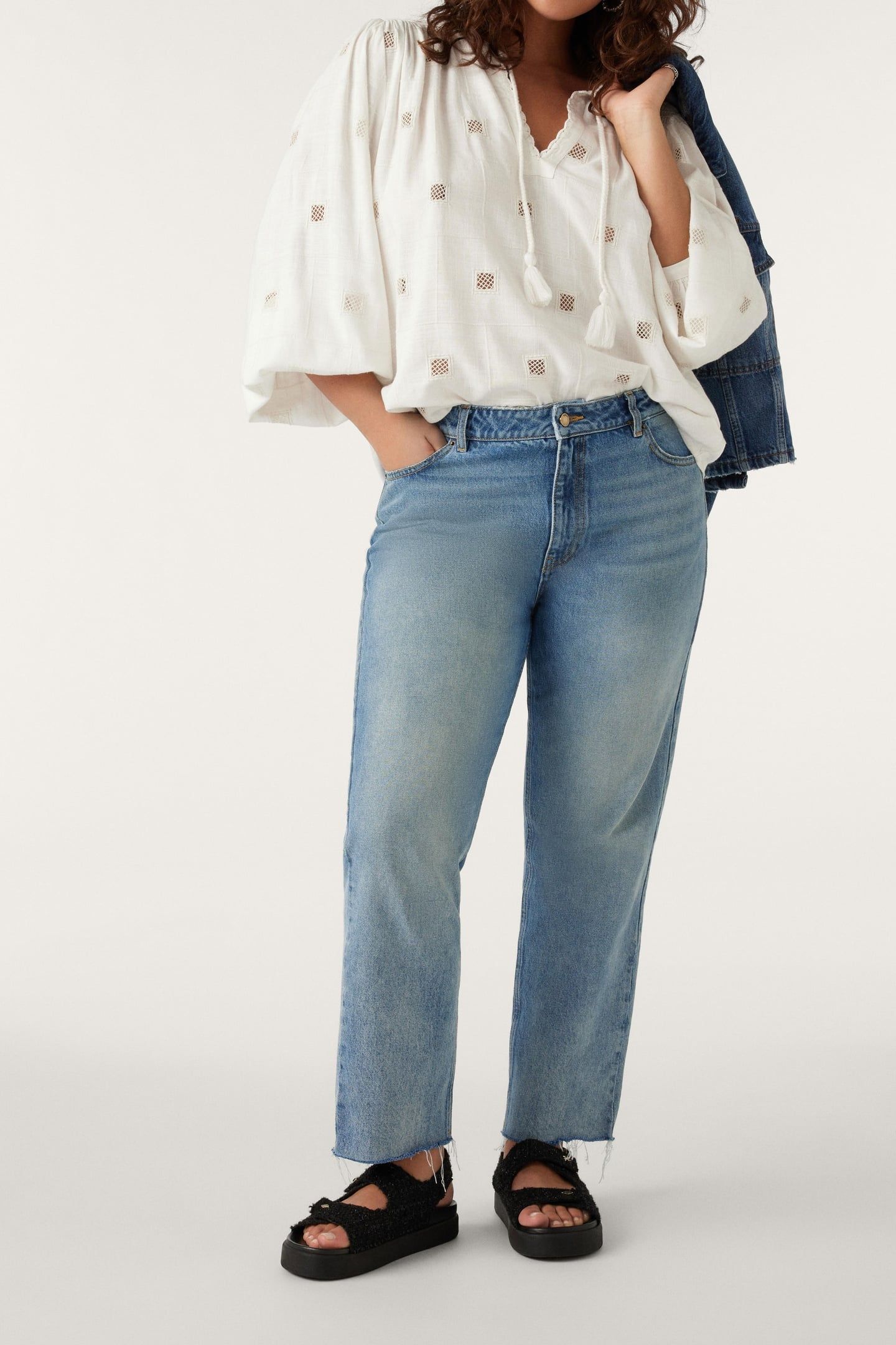 LONG SLEEVES BLOUSE ECRU 3