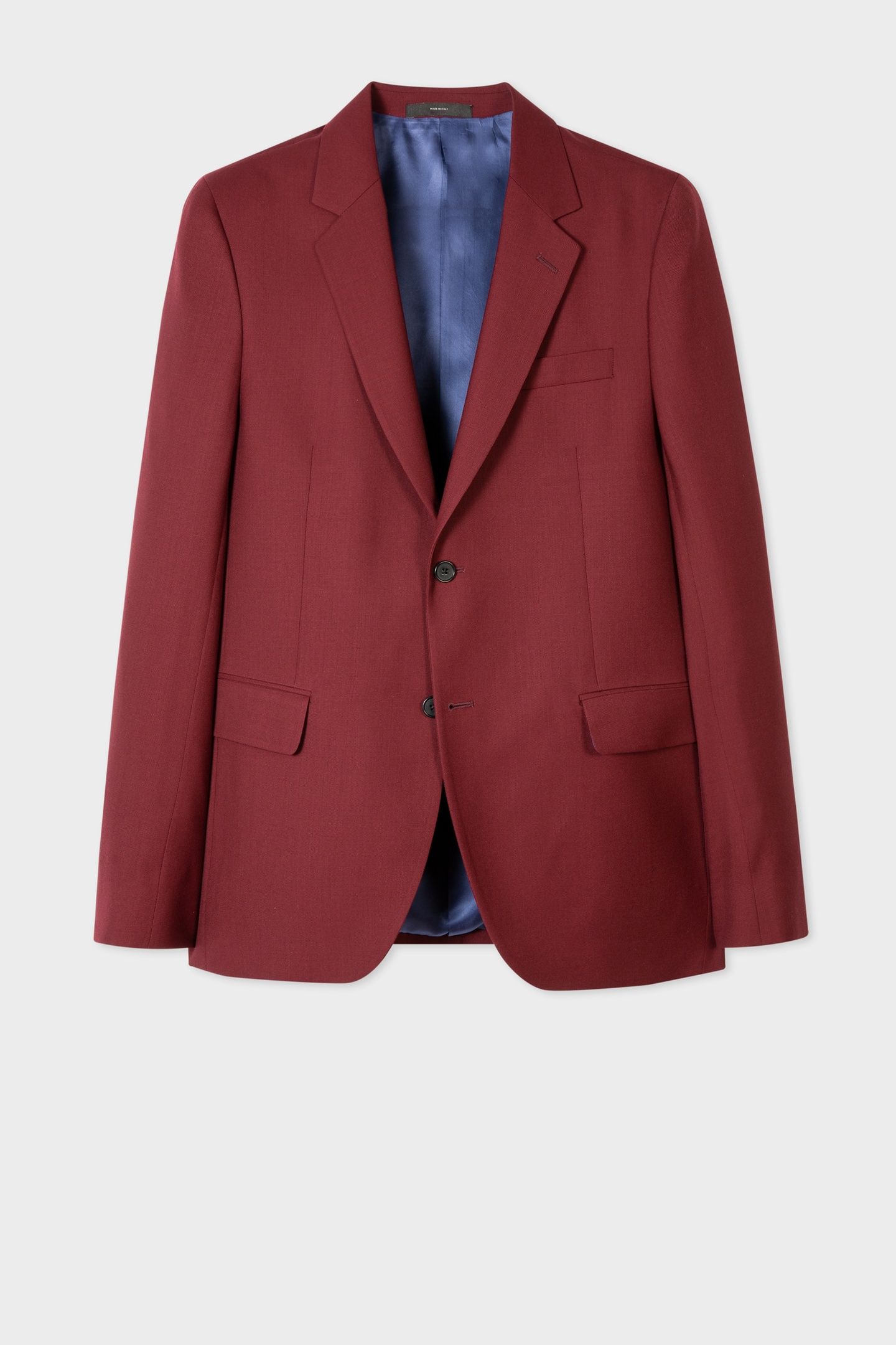 GENTS 2 BUTTON SUIT DARK RED ALT 3