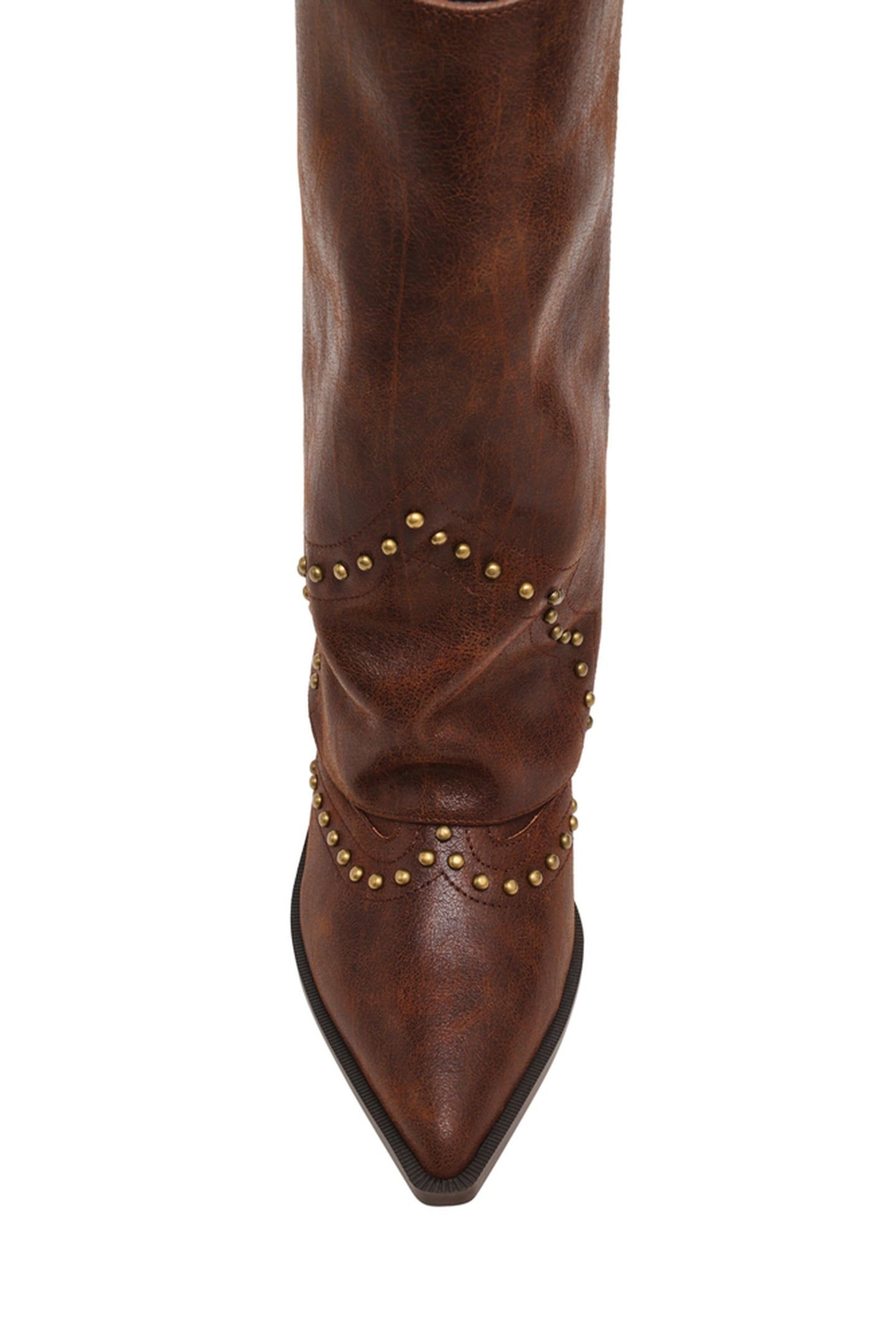 SADDLE RD BOOTIES BROWN 6