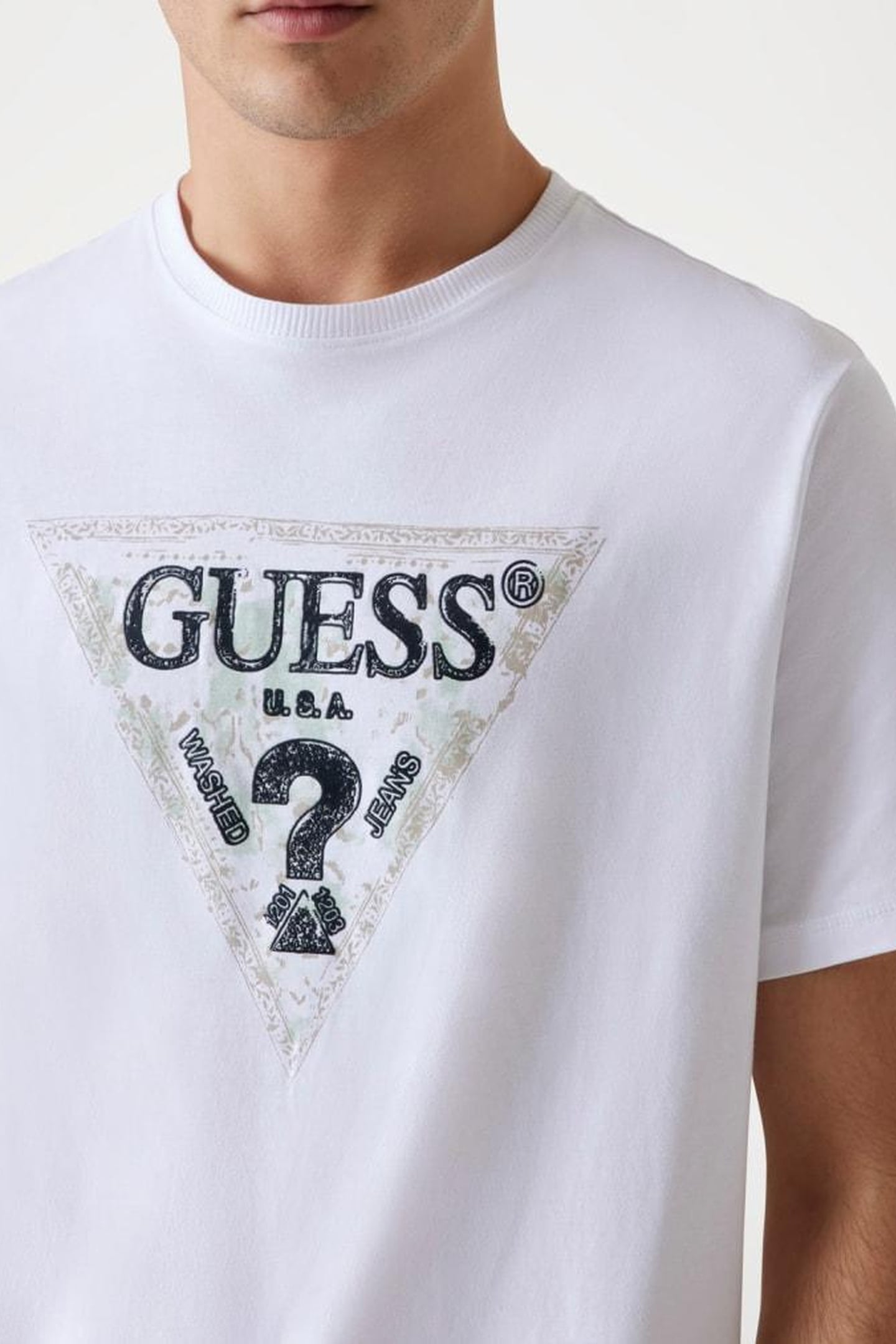 SS CN GUESS TRIANGLE PURE WHITE 6
