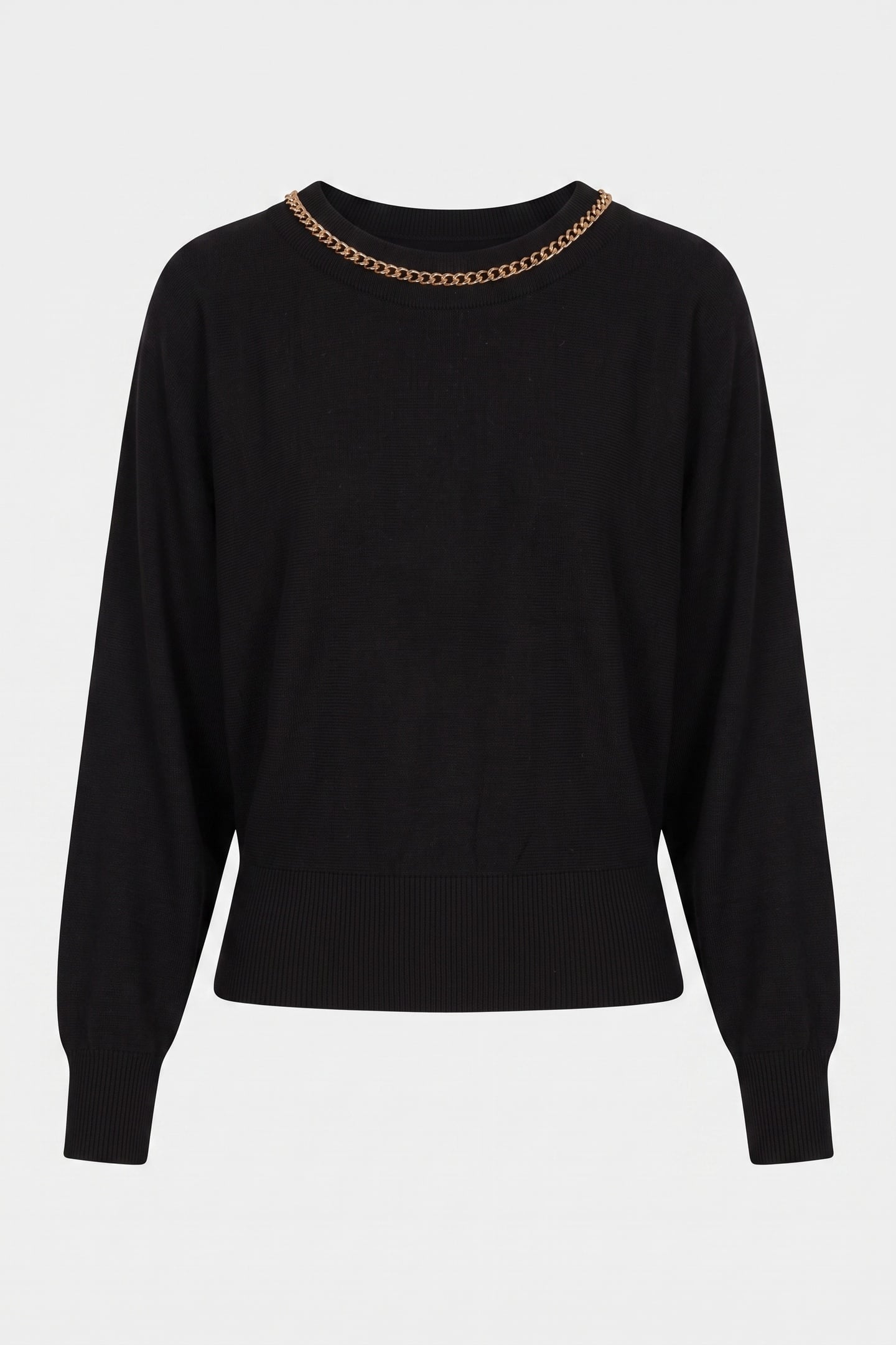 ABEL CN DOLMAN SLEEV JET BLACK A996 3