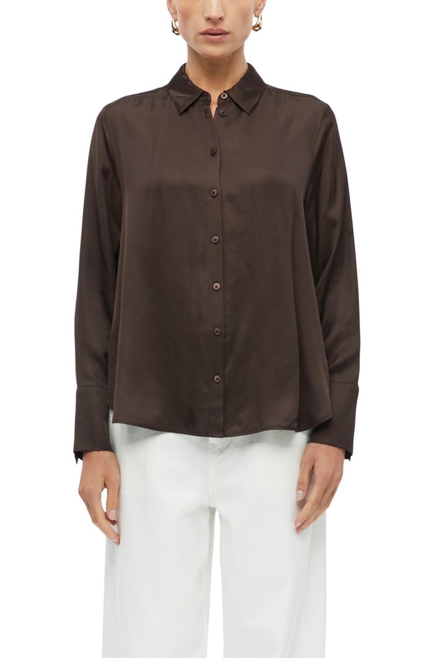 S.OLIVER BLOUSES BROWN 1