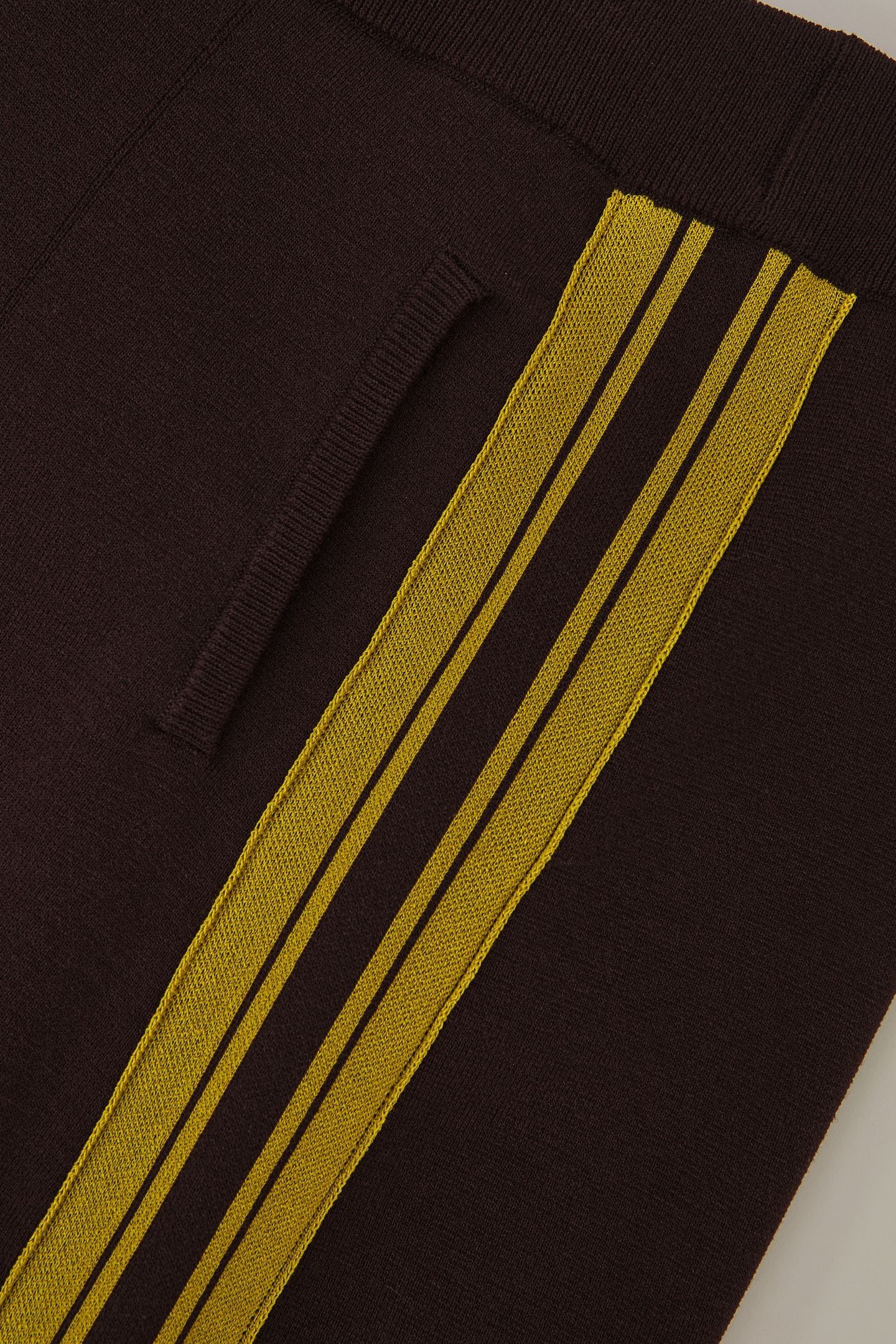 KNITTED WIDE LEG SIDE STRIPE TROUSER BERRY 5
