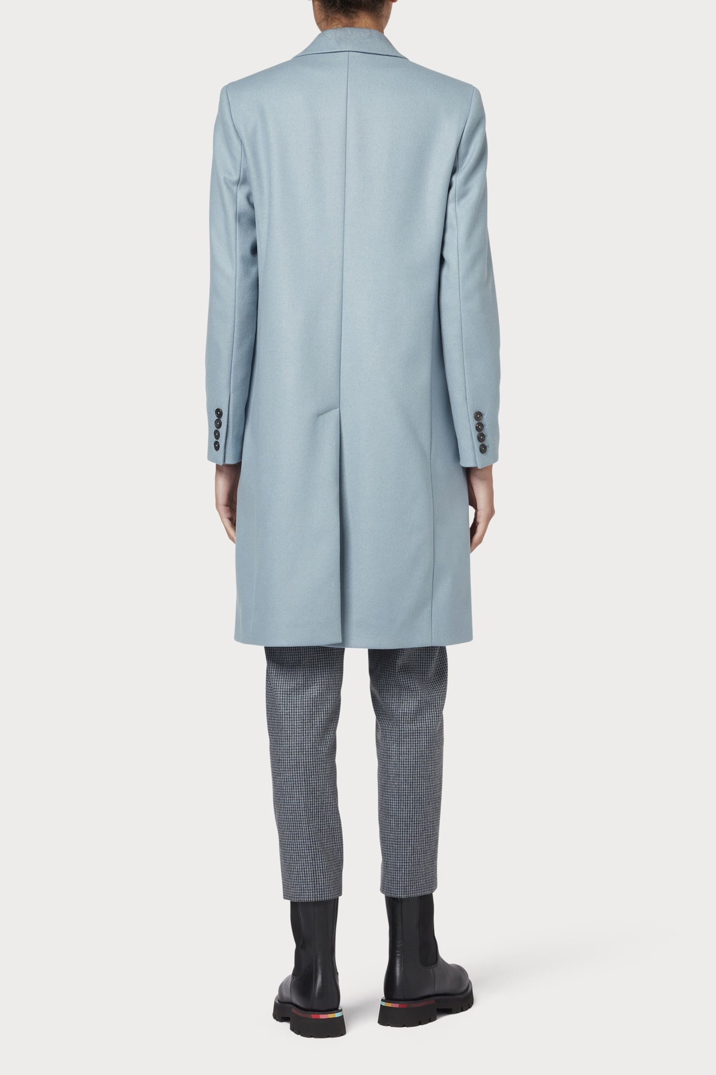 WOMENS COAT PETROL BLUE 2