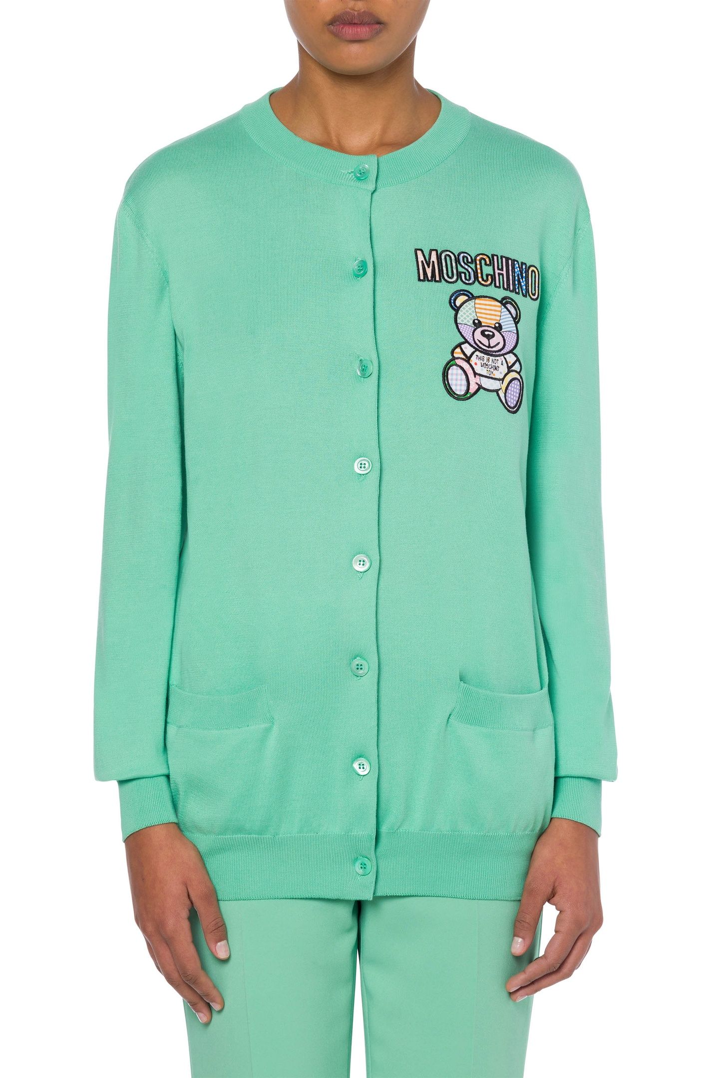 KNITTED JACKET BLUE 1