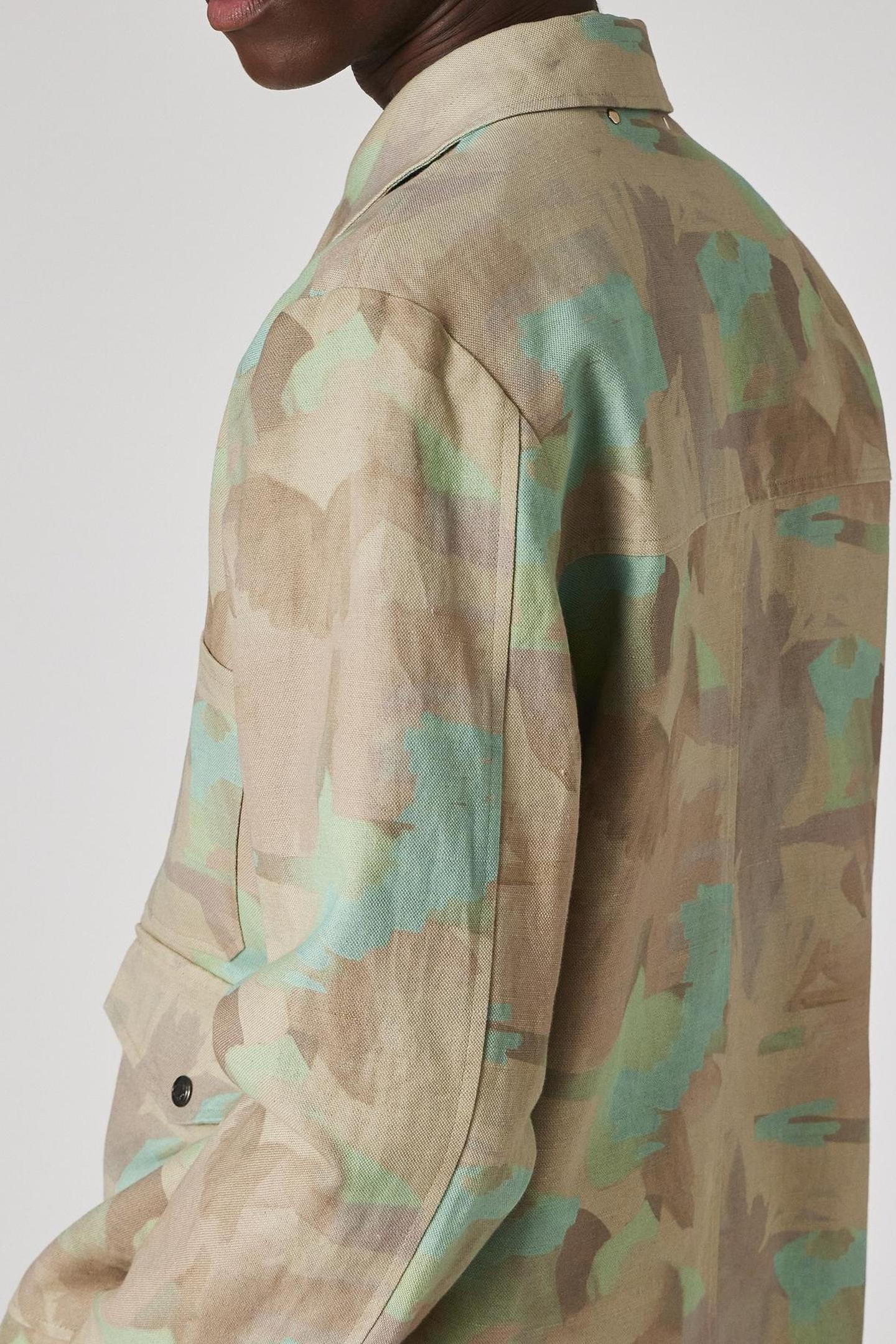 MENS MULTI PKT JACKET LT GREYISH GREEN 3