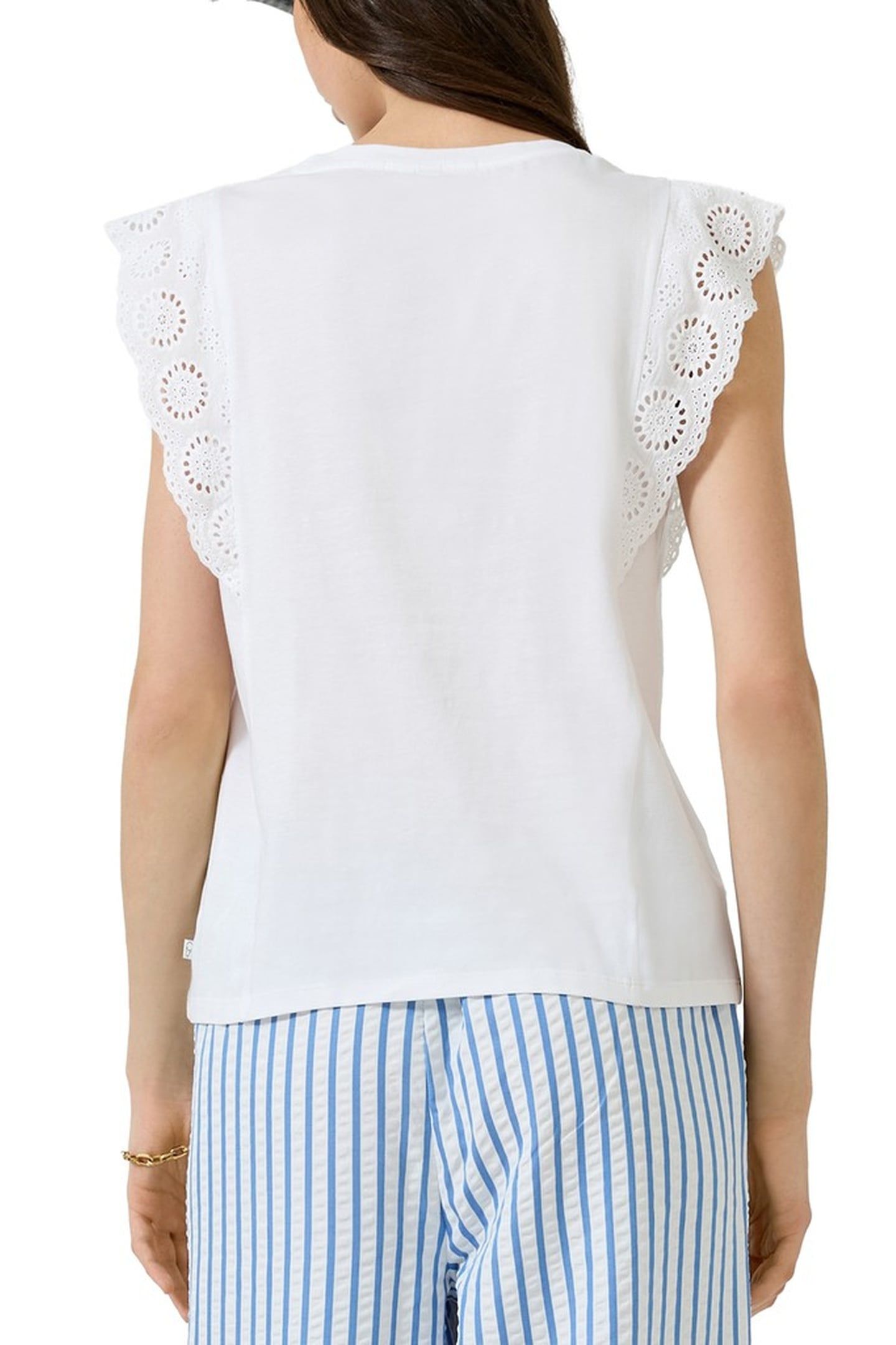 S.OLIVER-QS T-SHIRTS WHITE 2