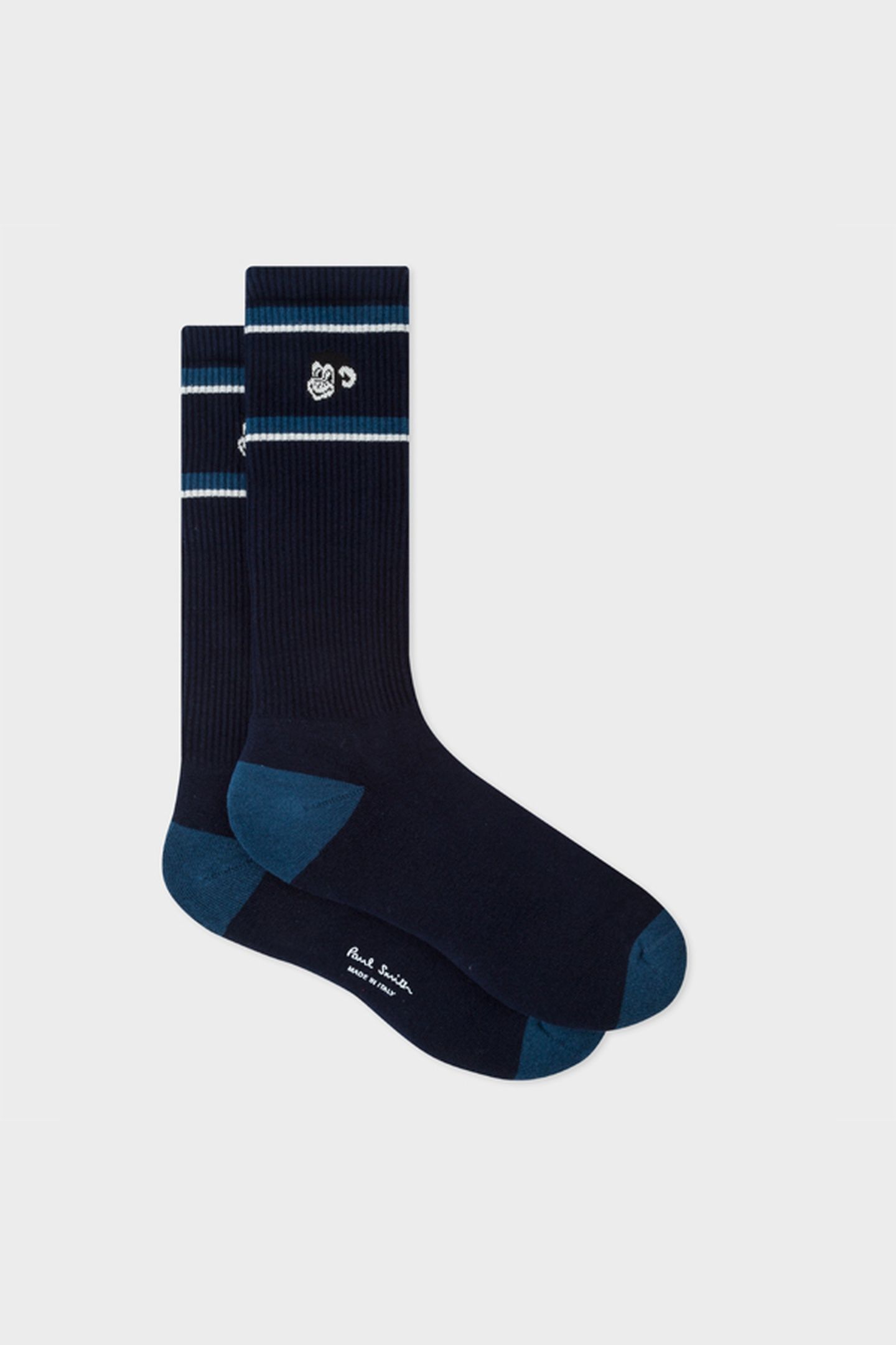MEN SOCK MONKEY FACE NAVY 2