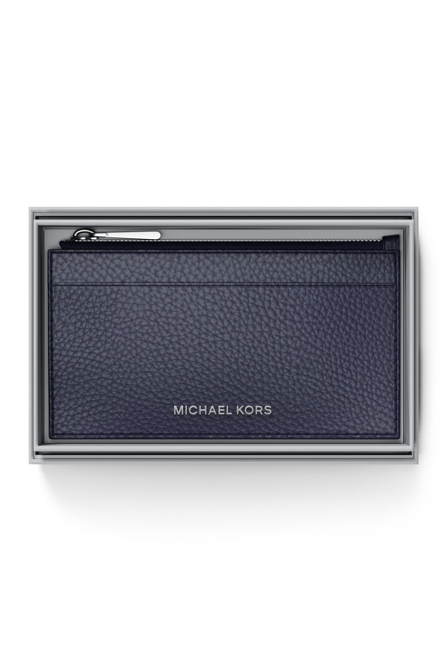 SMALL ZIP KEY CARD CASE DRESS BLUES 1