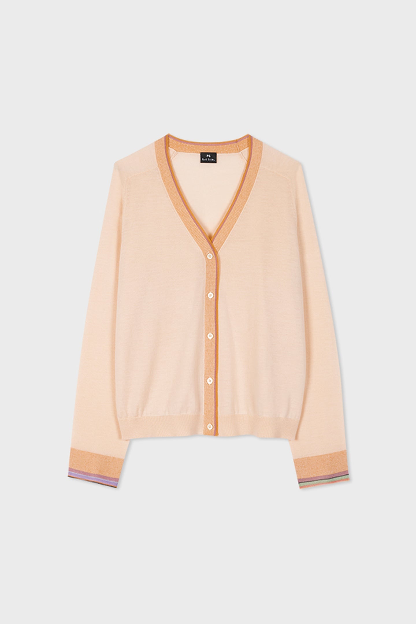 WOMENS KNITTED CARDIGAN BUTTON THRU OFF WHITE 1