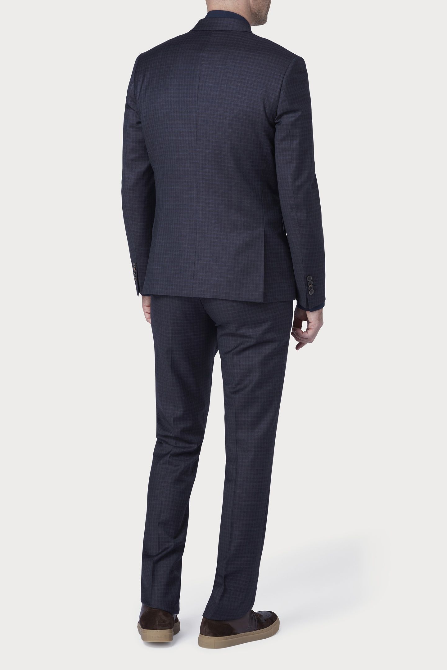 MENS TAILORED FIT 2BTN SUIT DARK VIOLET 7