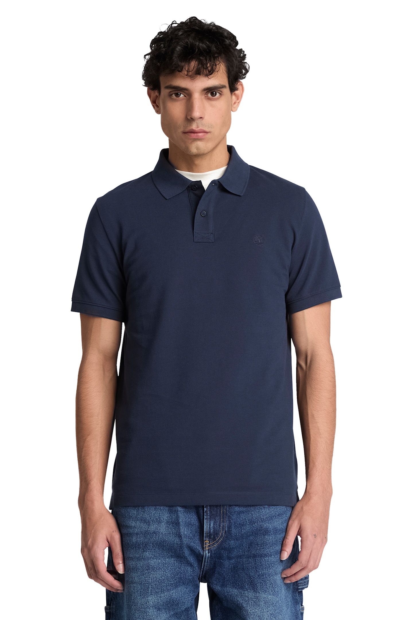 OYSTER RIVER CHEST LOGO SS POLO DARK SAPPHIRE 1