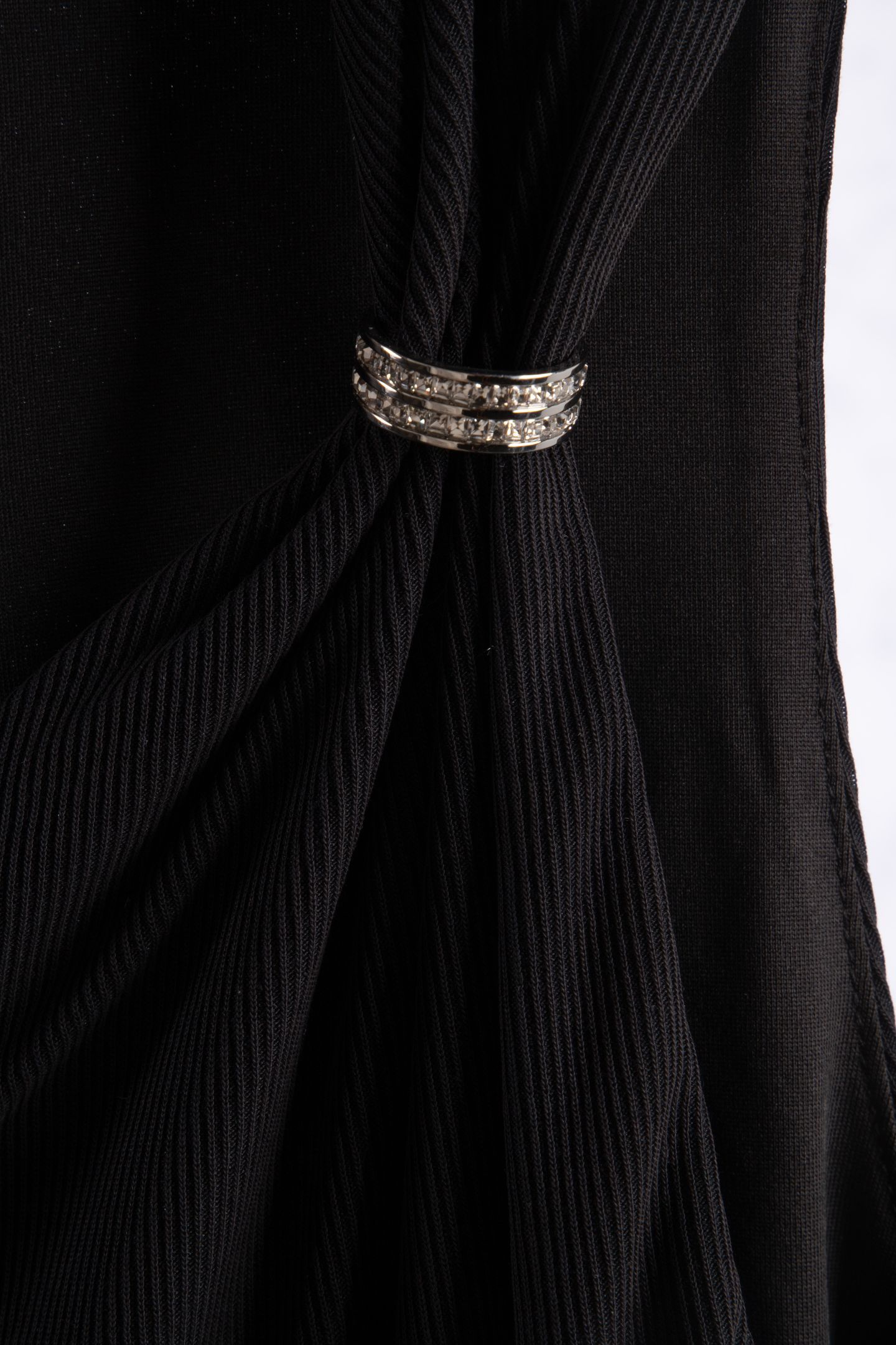 AIMEE SS JEWEL DRAP JET BLACK A996 4