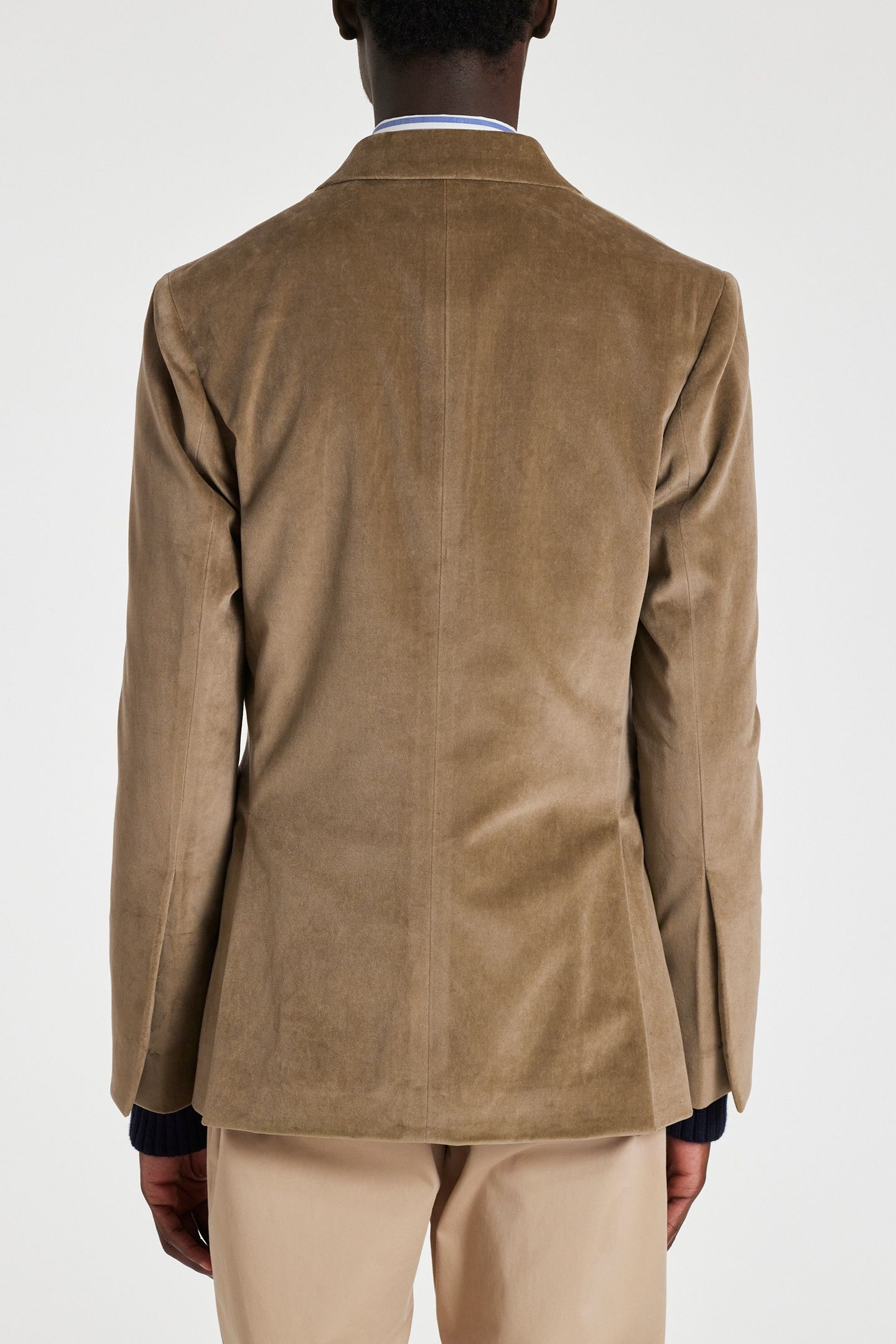 MENS 2 BUTTON JACKET KHAKI 5