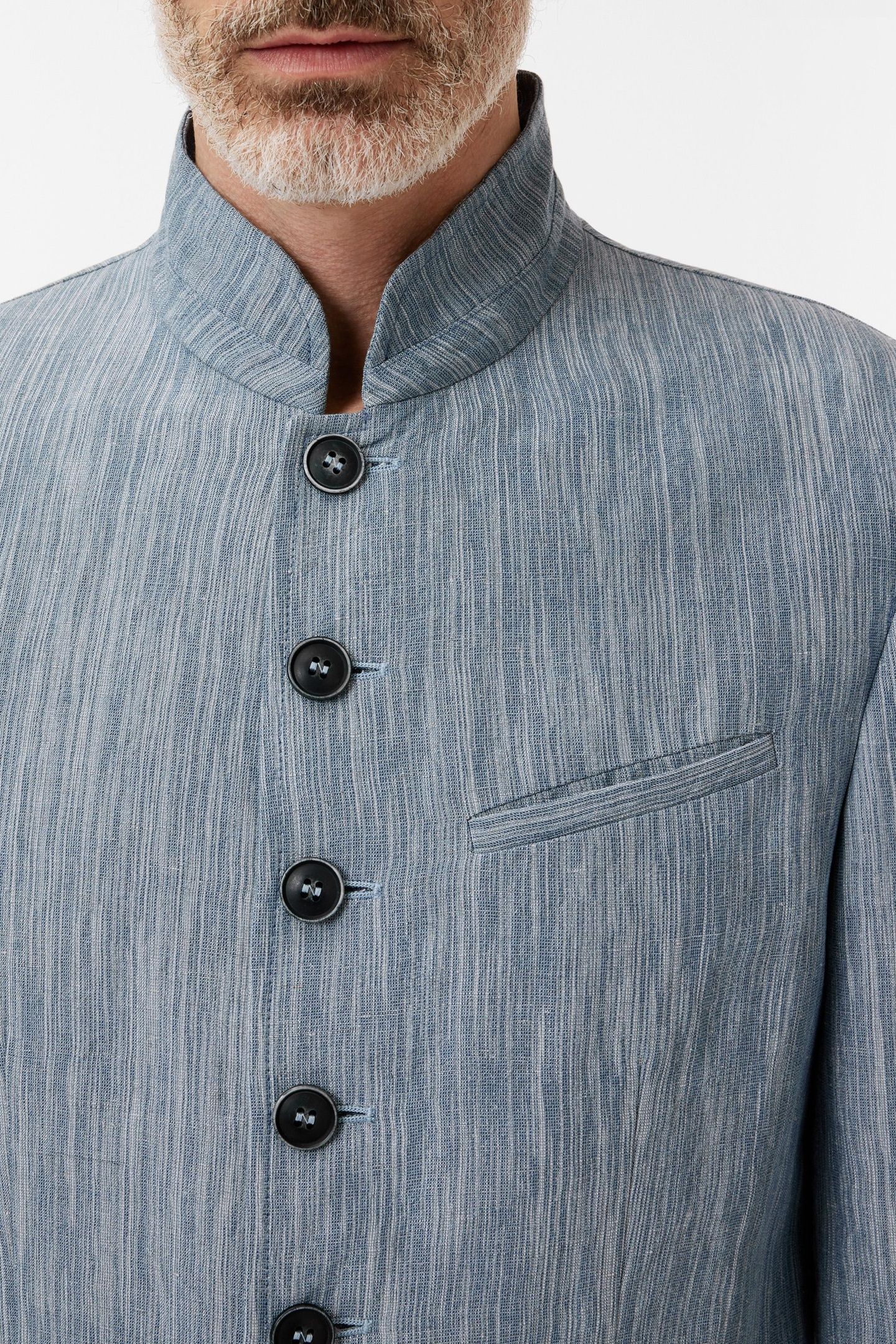 REDWOOD JACKET - SLIM FIT MULTI BTN CLOS BLUE MIST 3