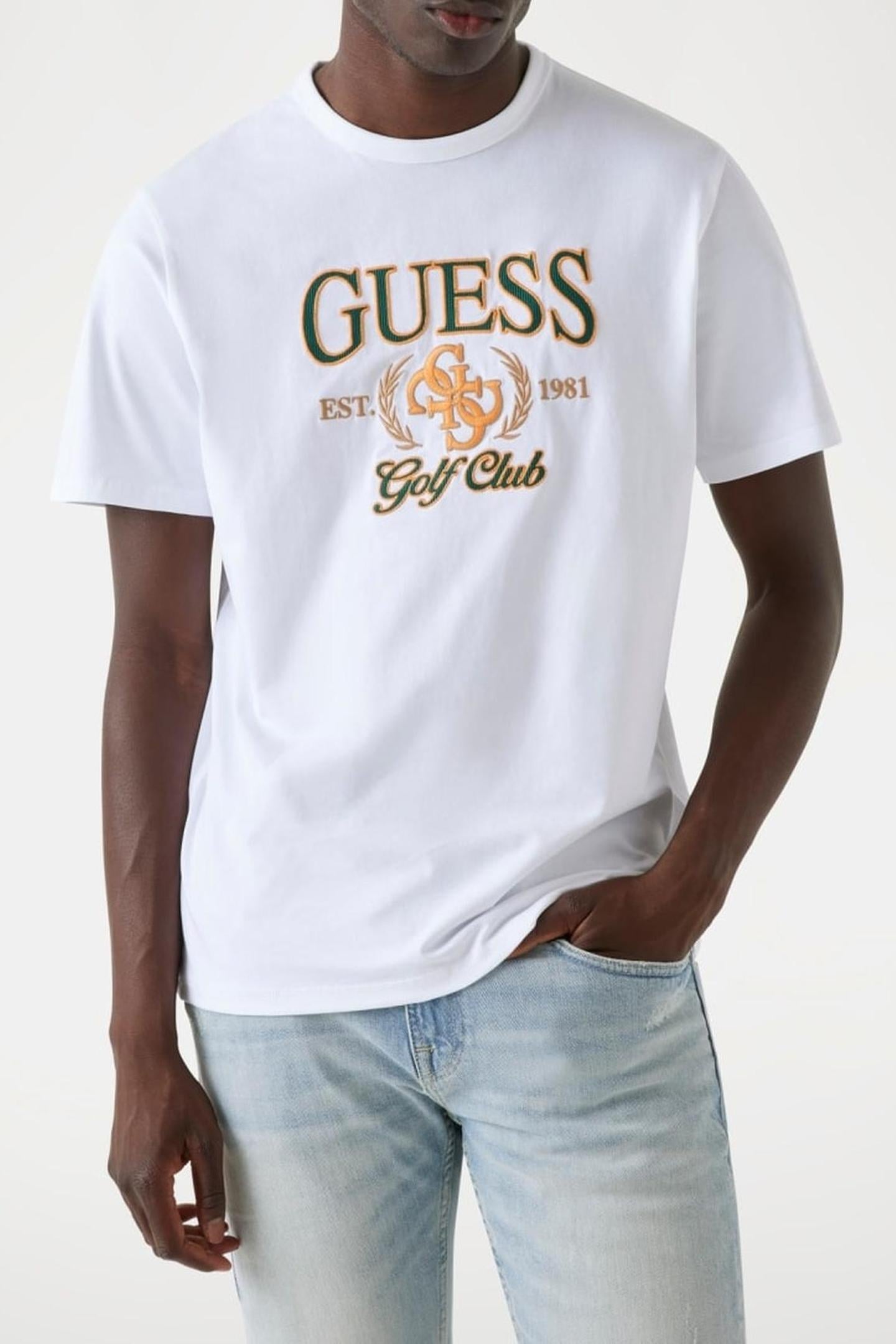 SS CN GUESS 4G TEE PURE WHITE 1