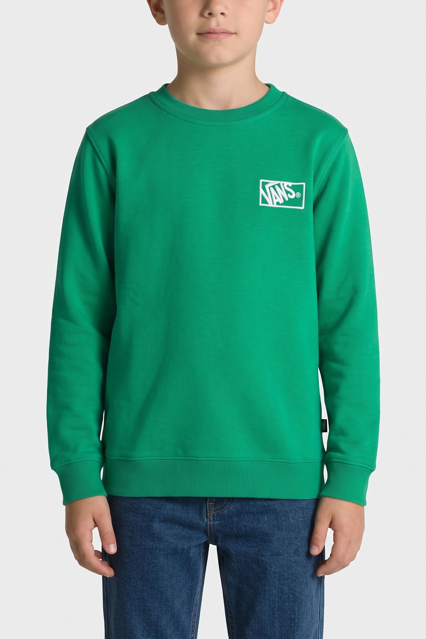 BOYS BY BLOCKED BOX CREW GREEN 1