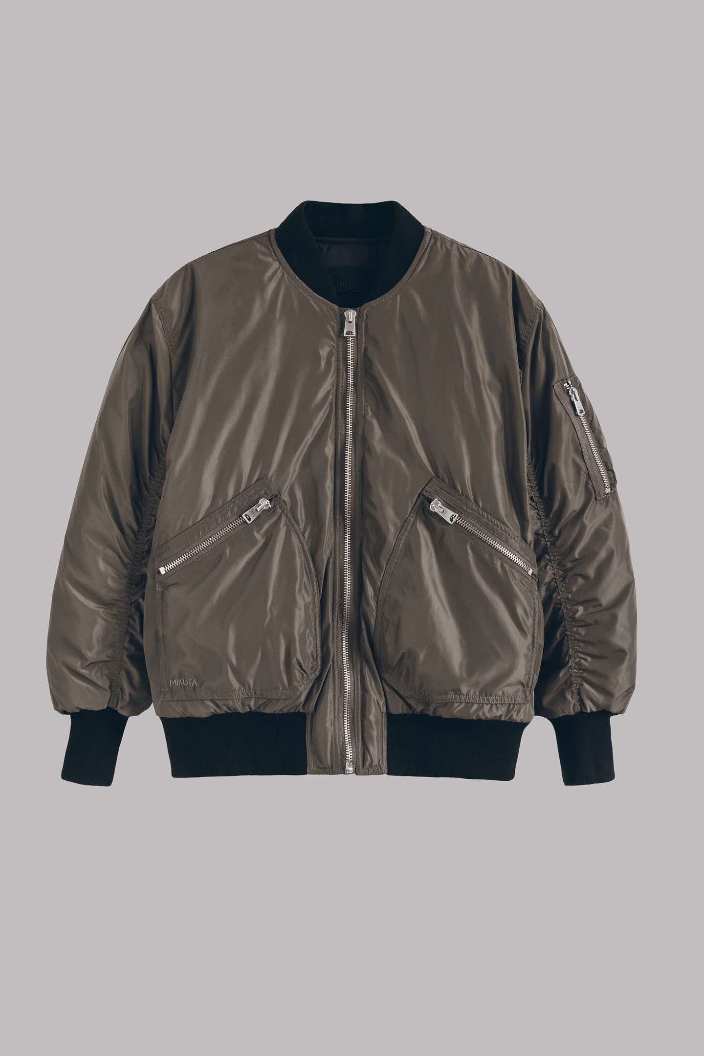 THE GREEN BOMBER JACKET GREEN 3