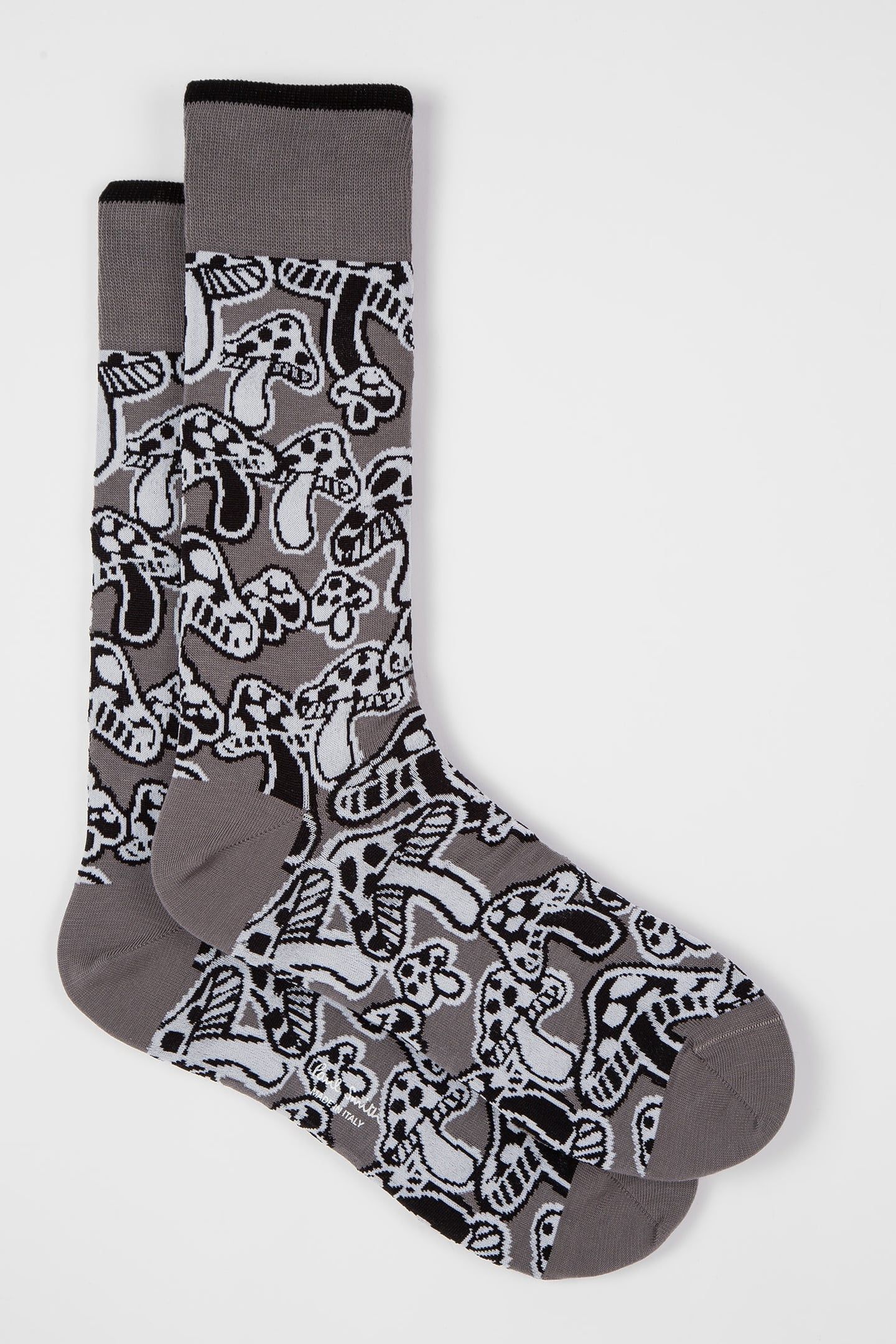 MEN SOCK TONY MUSHROOM GREY 1