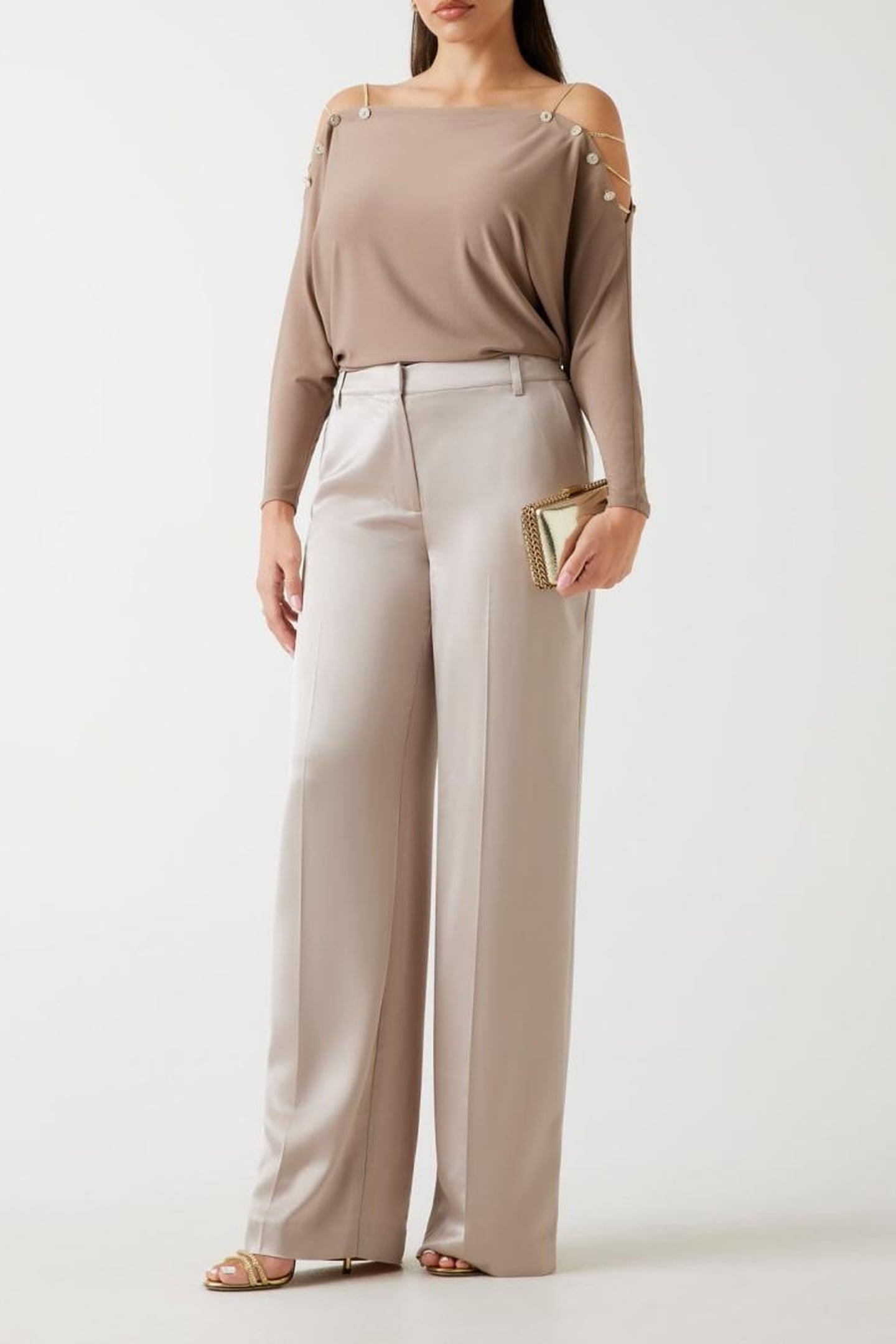 ADRI TOP SILK TAUPE 2