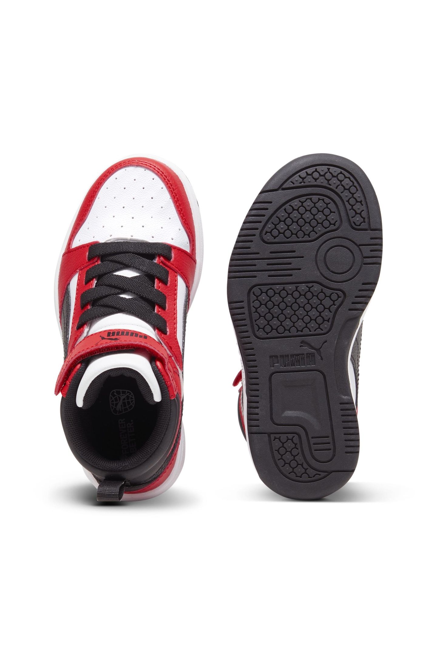 UNISEX REBOUND V6 MID AC+ PS WHITE-BLACK-FOR ALL TIME RED 5