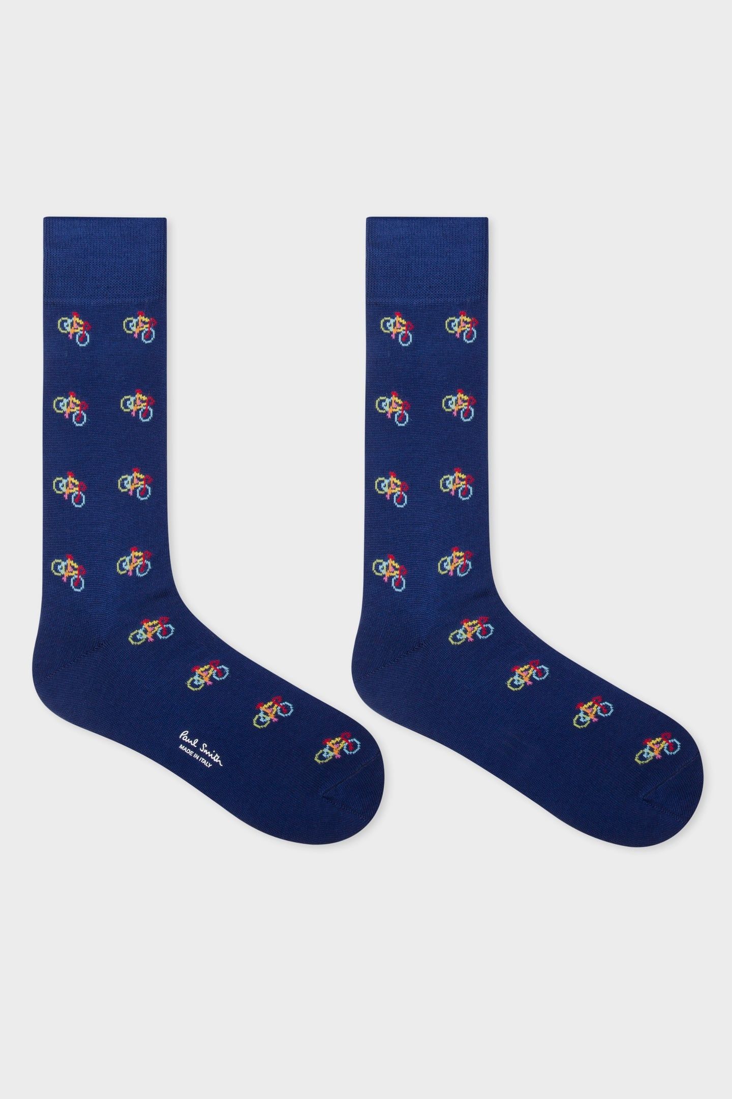 MEN SOCK BIKE NAVY 1