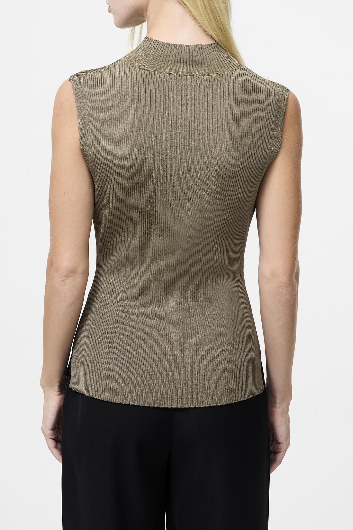 SLVLSS HIGH NECK JUMPER WASHED KHAKI WASHED KHAKI 3