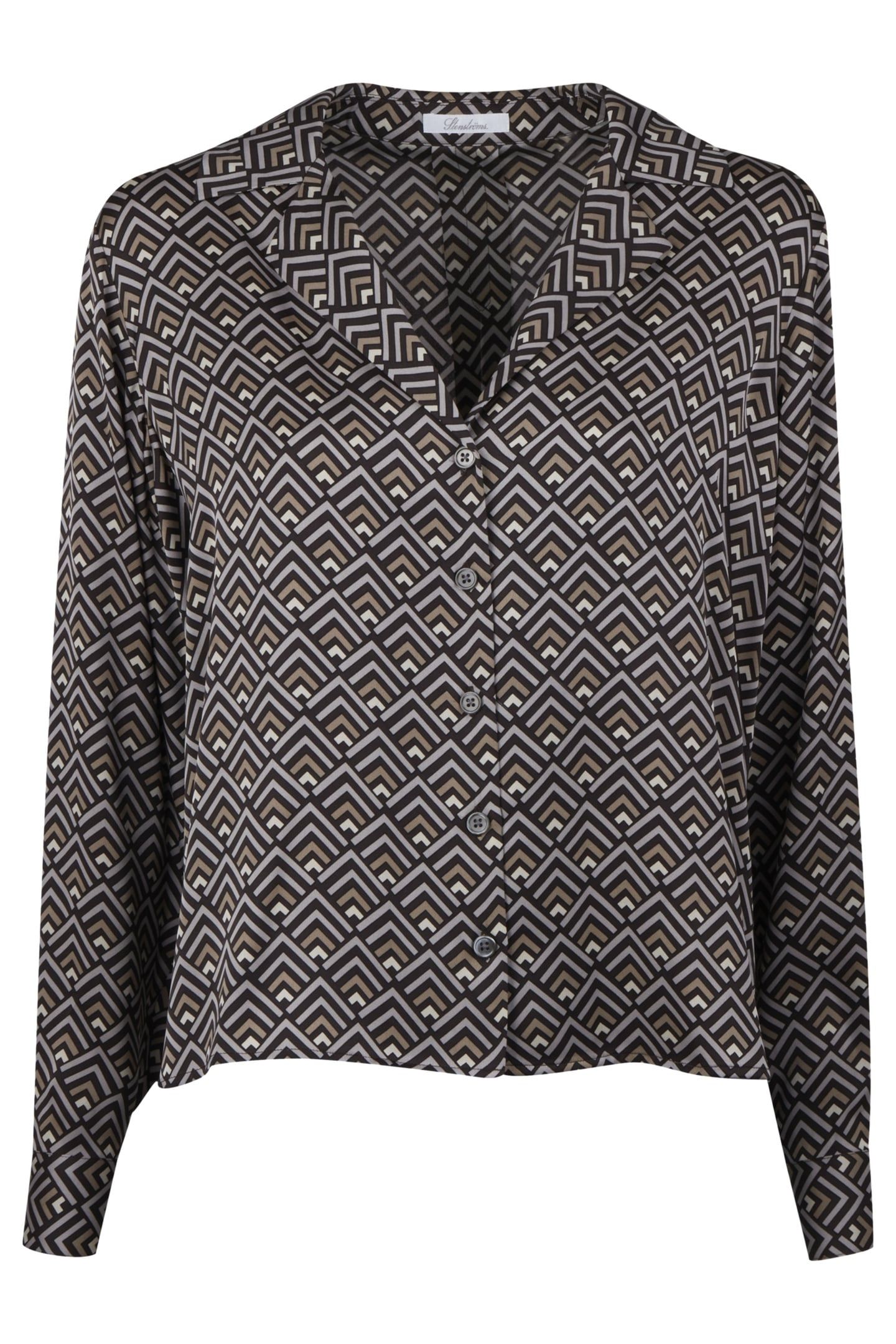 CHELSEA, BLOUSE BLACK PATTERN 1