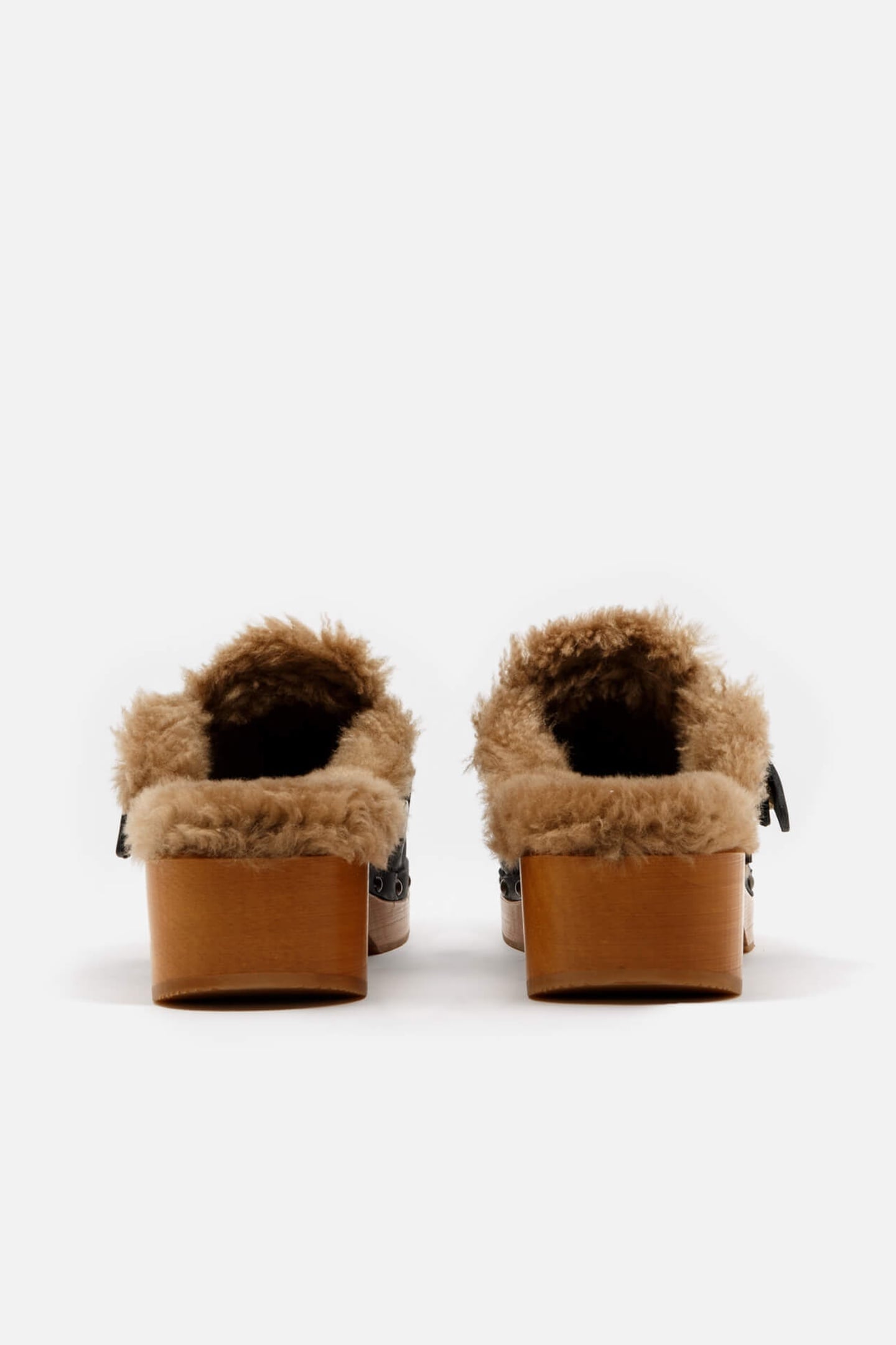 70S CLOG SHEARLING COGNAC SUEDE AND SHERLING 3