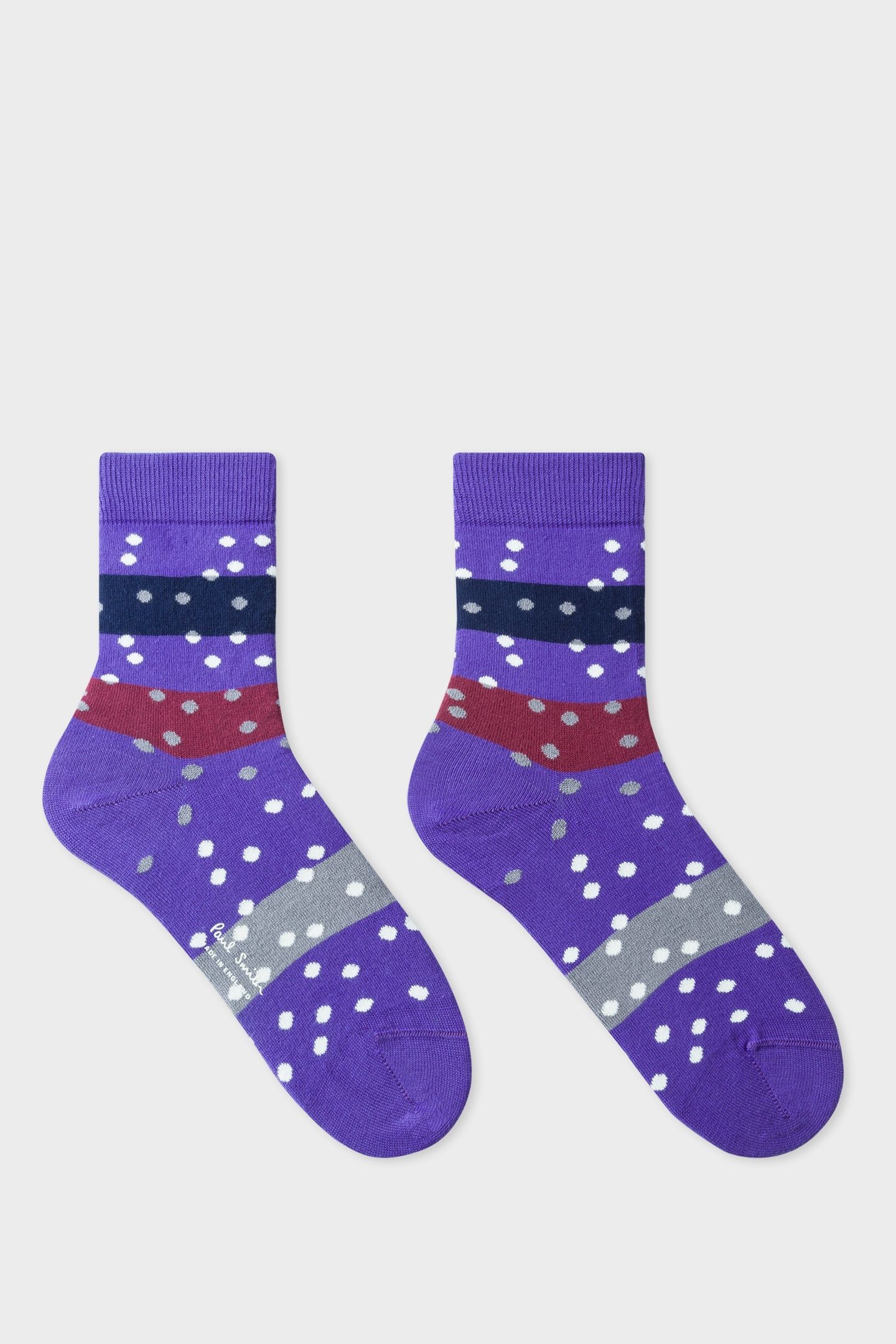 WOMEN SOCK LILO SPOT DARK VIOLET 2