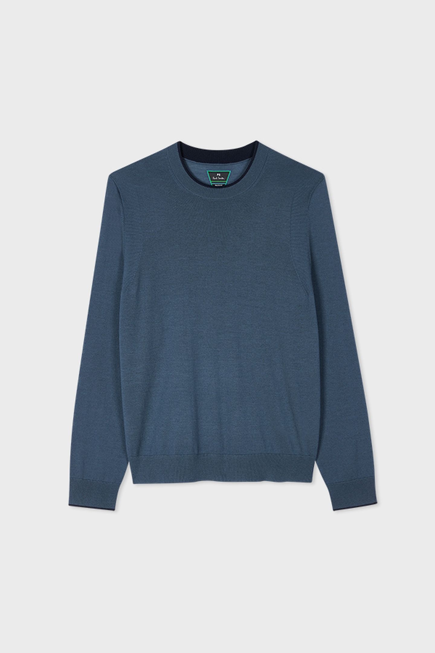 MENS SWEATER CREW NECK SLATE 5