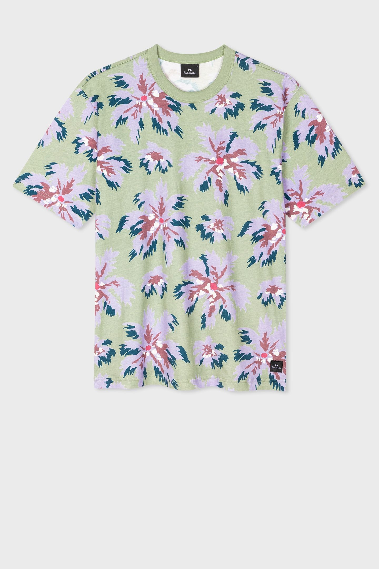 MENS SS T SHIRT PALMERA MILITARY GREEN 4