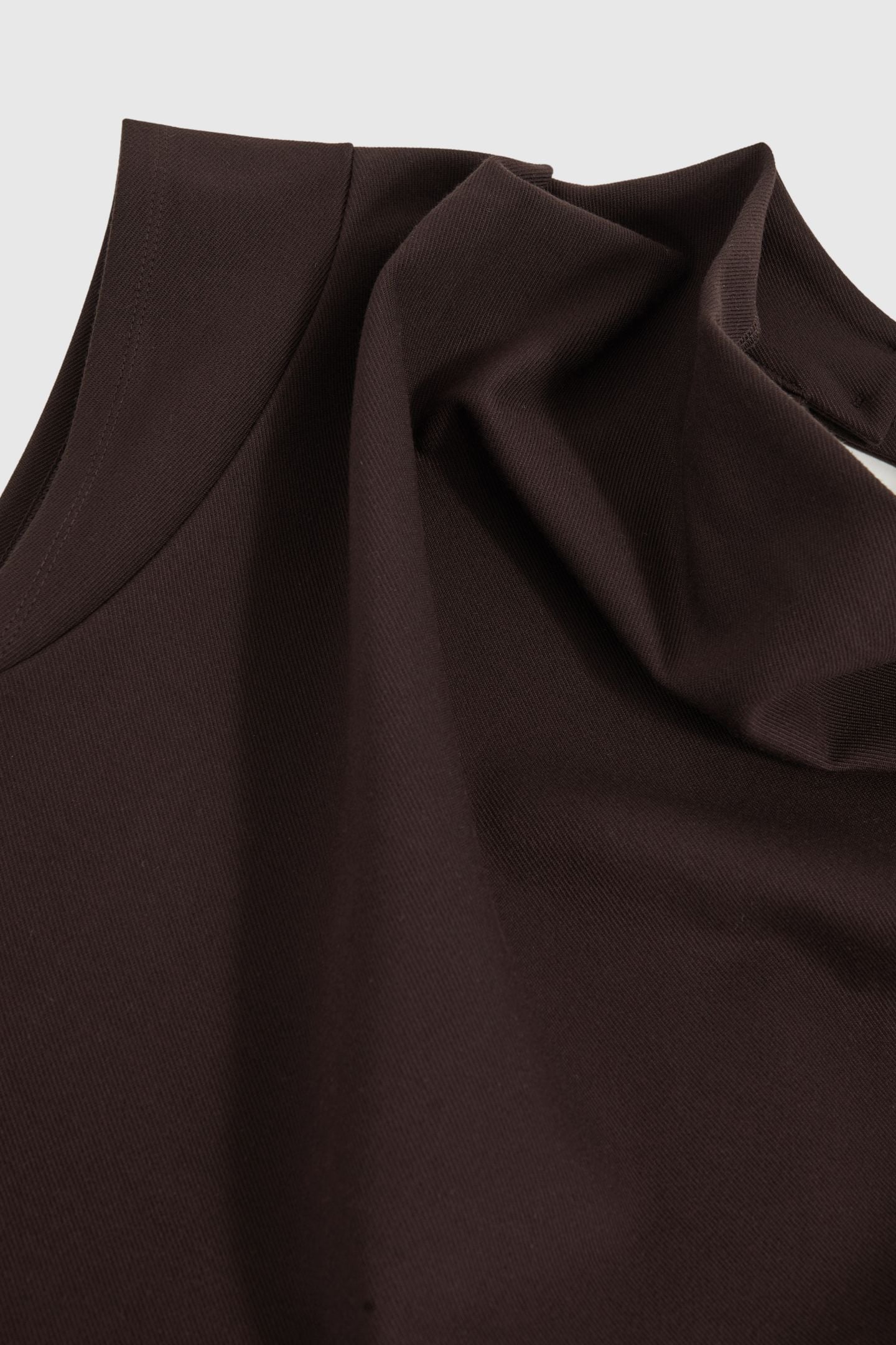 TWILL JERSEY MIDI DRESS BURGUNDY 5