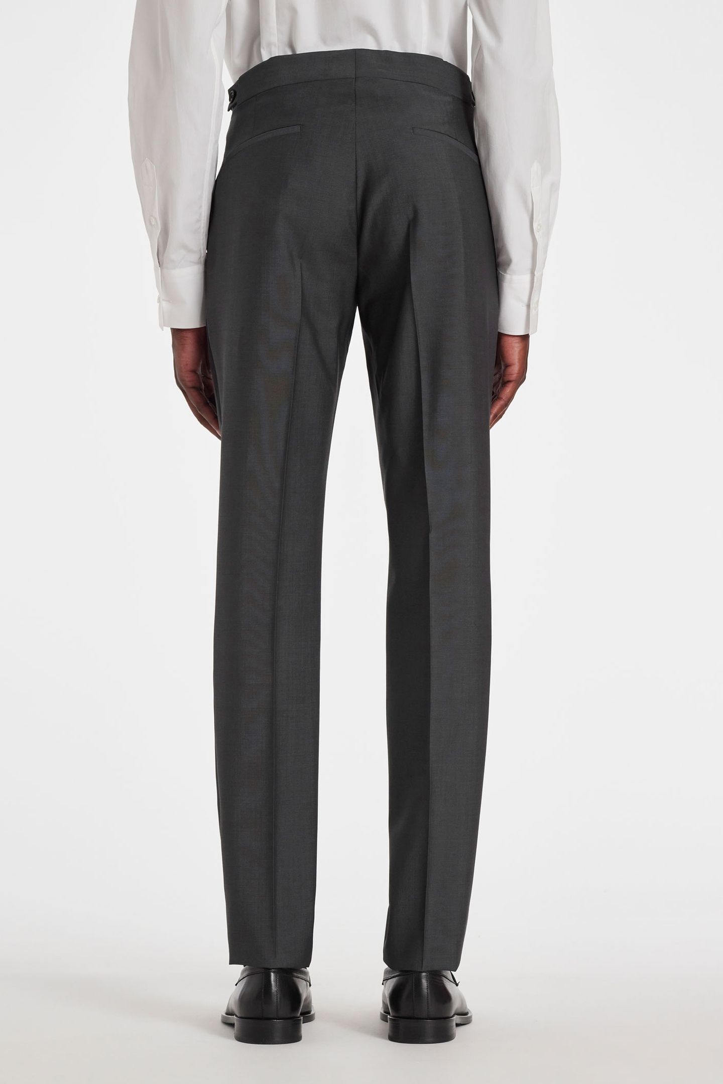MENS TAILORED FIT 1BTN EVENING SUIT SLATE 3