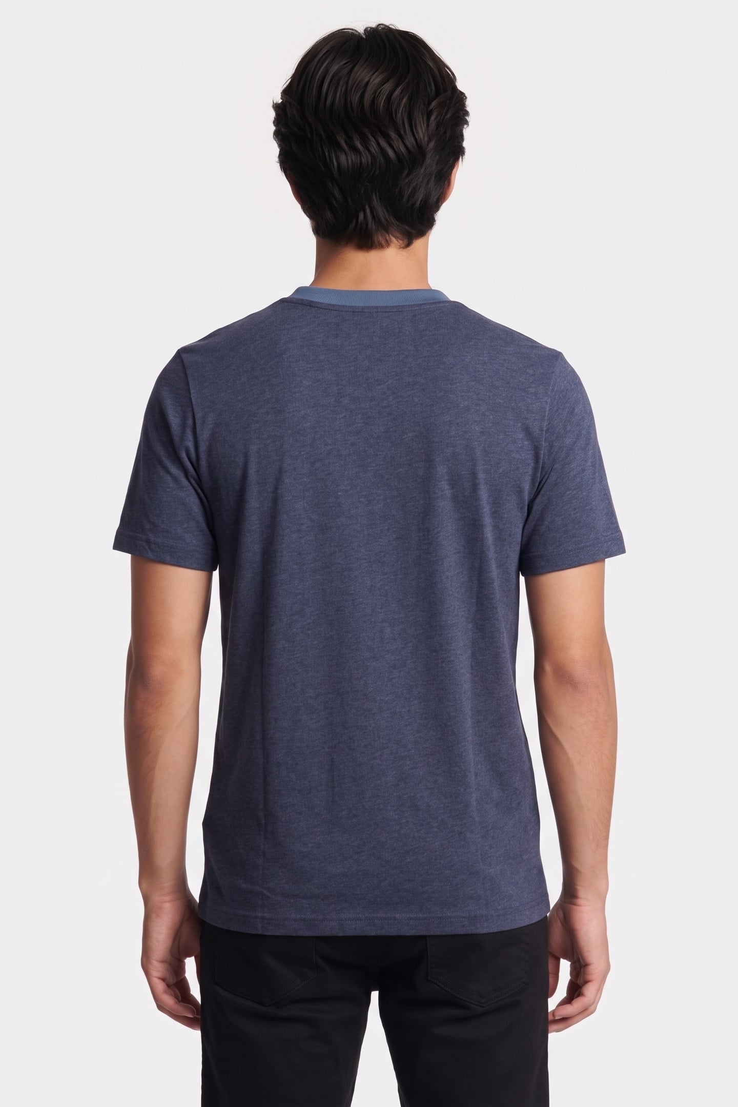 UNISEX SPORTSWEAR SEASONAL ESSENTIAL MELANGE TEE LEGEND INK  2