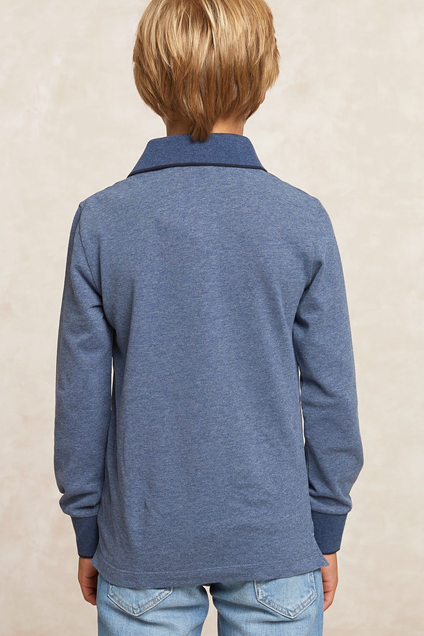 CUSTOM FIT COTTON POLO MOONLIGHT MIX 2