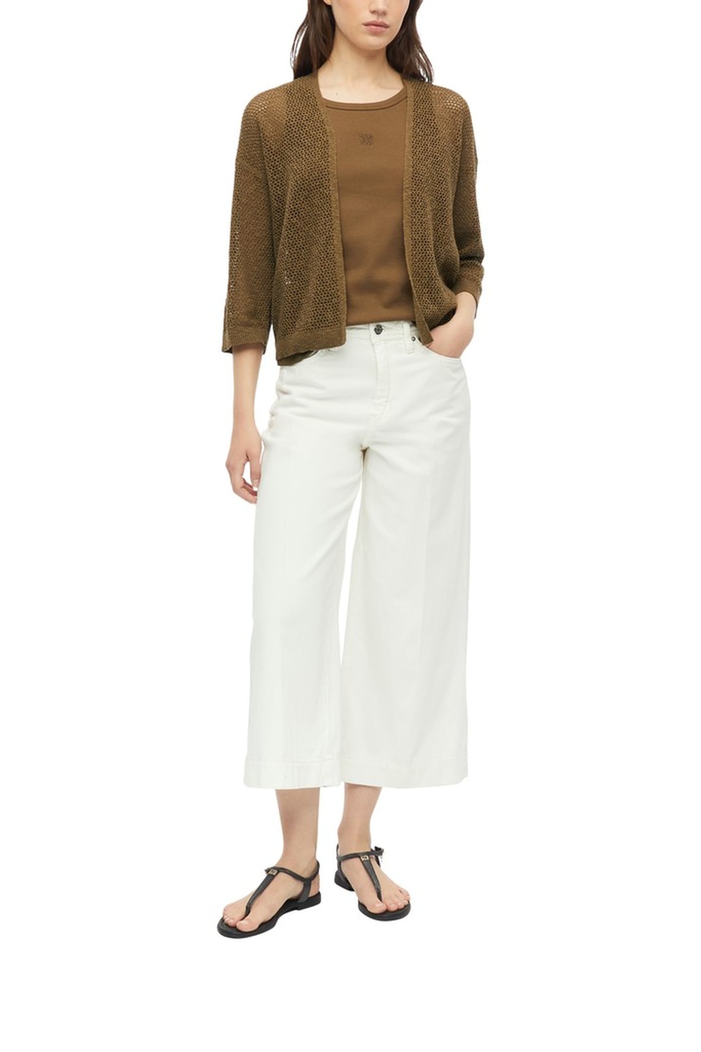 S.OLIVER CARDIGAN BROWN 2