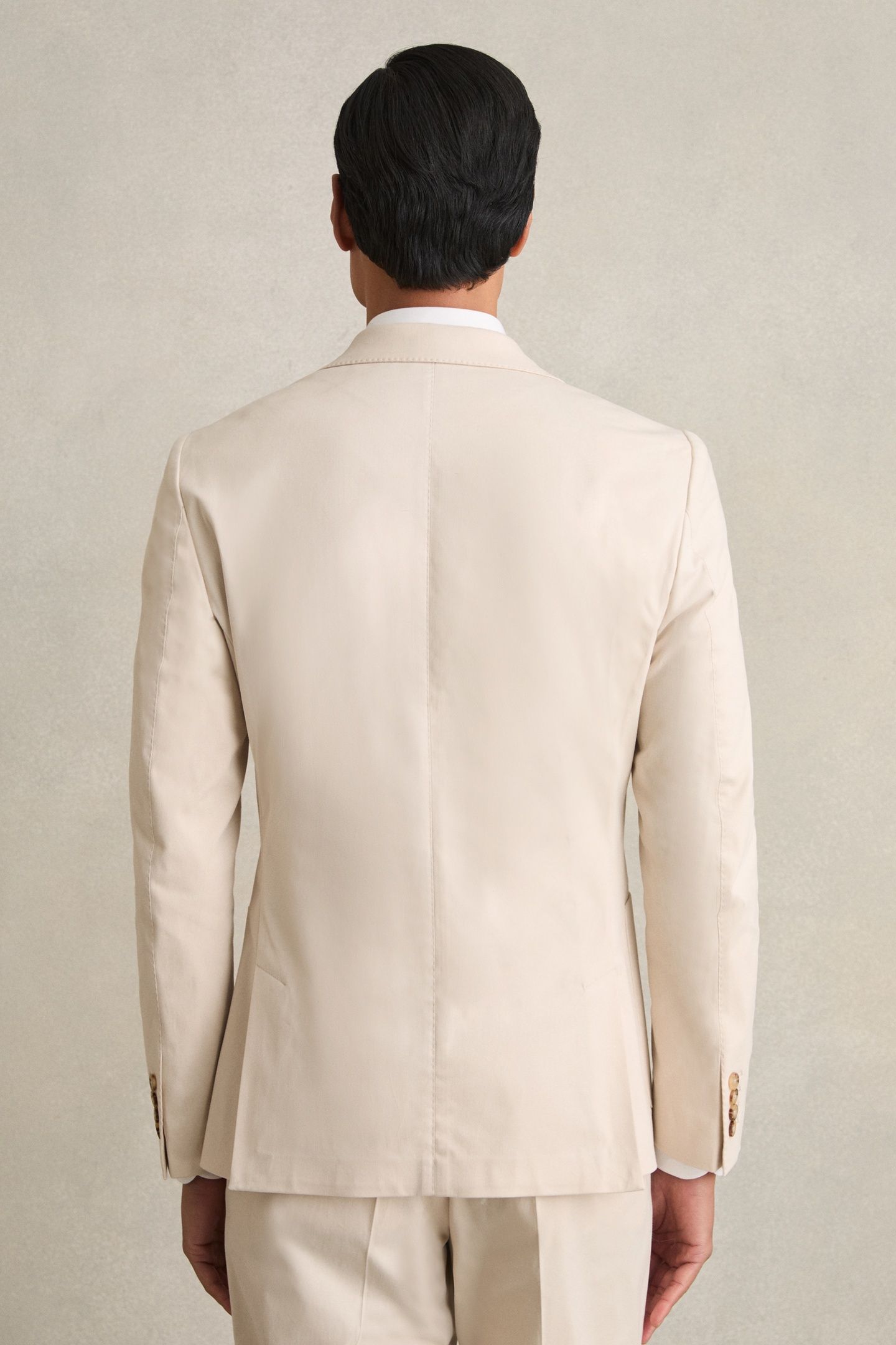 SB 1B PEAK COTTON BLAZER STONE 4