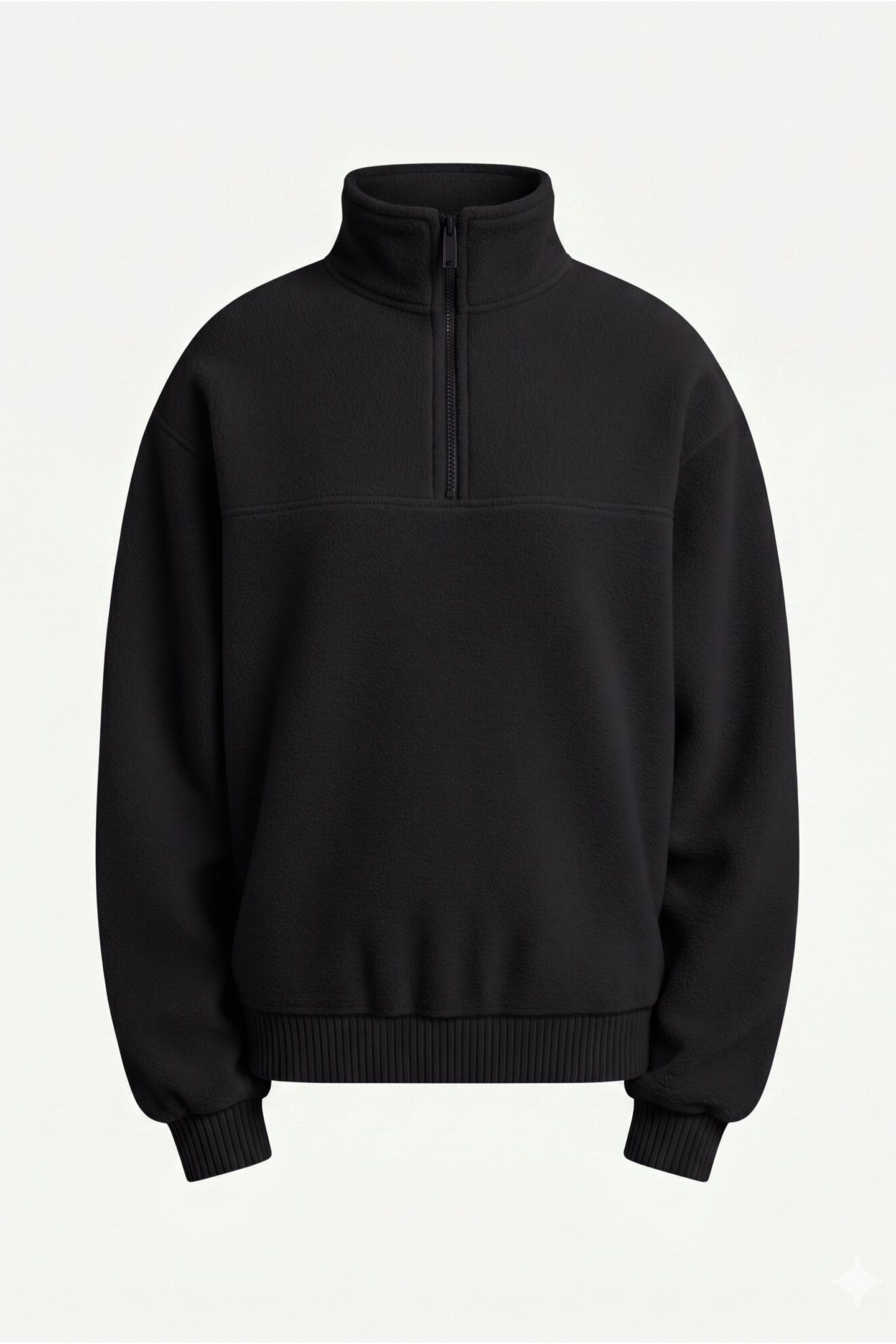 BASIC POLAR FLEECE TROYER BLACK 4