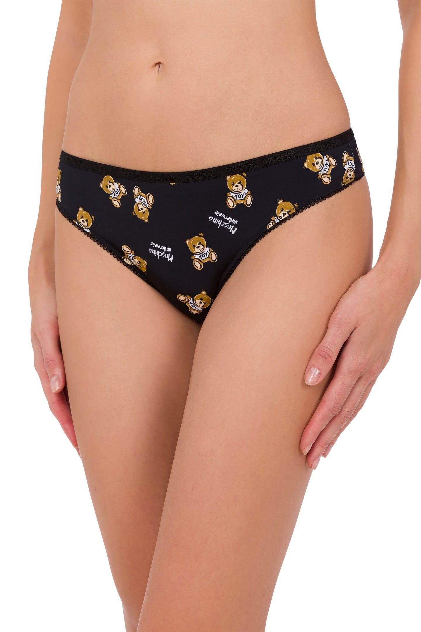 SET OF 3 PATTERNED BRIEFS BLACK 4