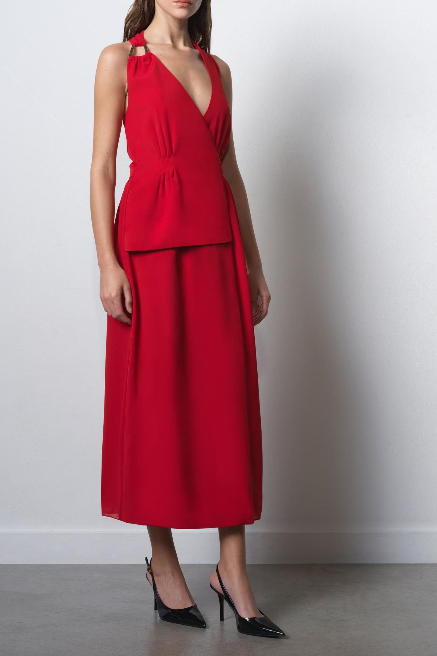 VINNIE EDEN TAILORED DRESS LIPSTICK RED 1