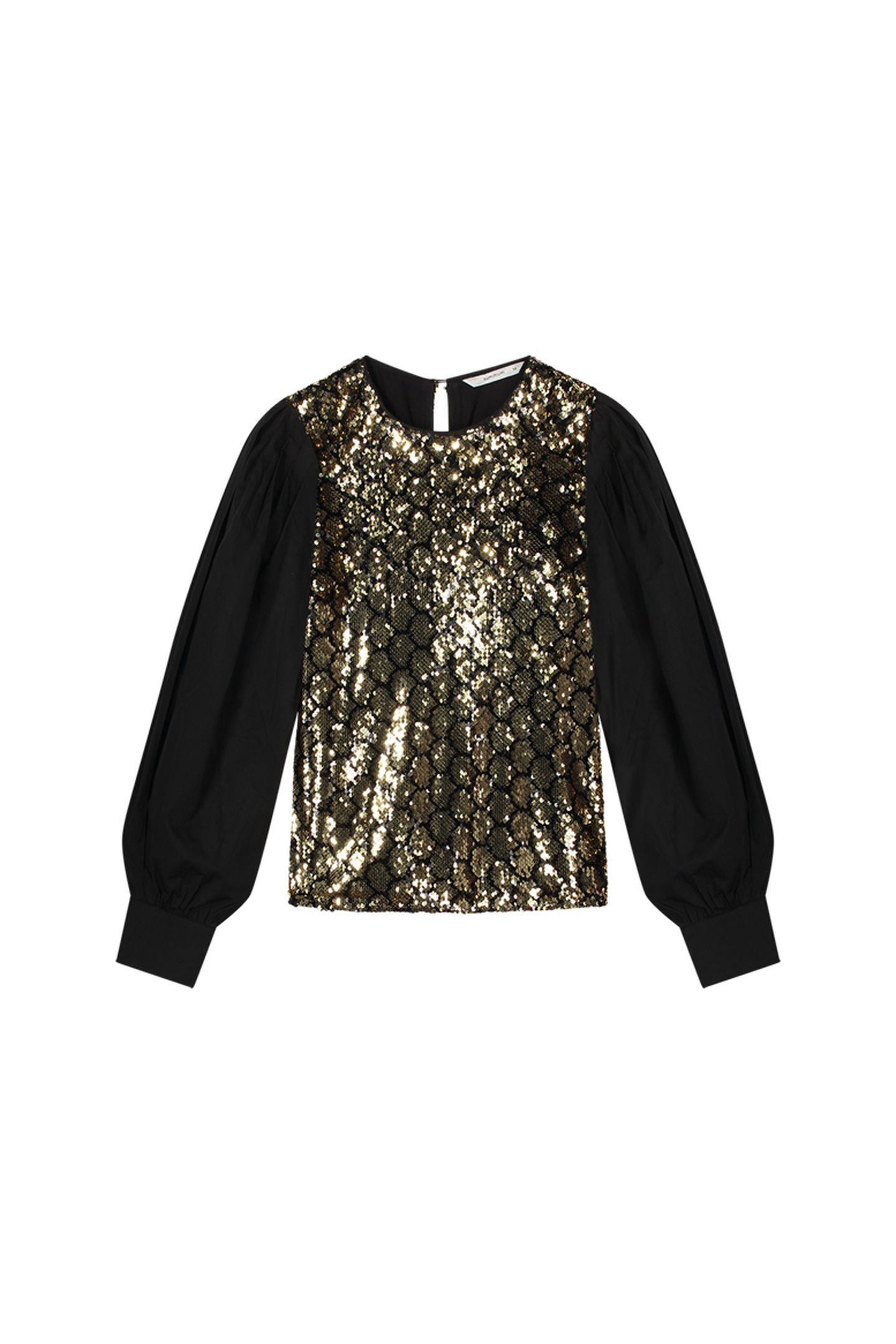 TOP HONEYCOMB SEQUINS BLACK 2