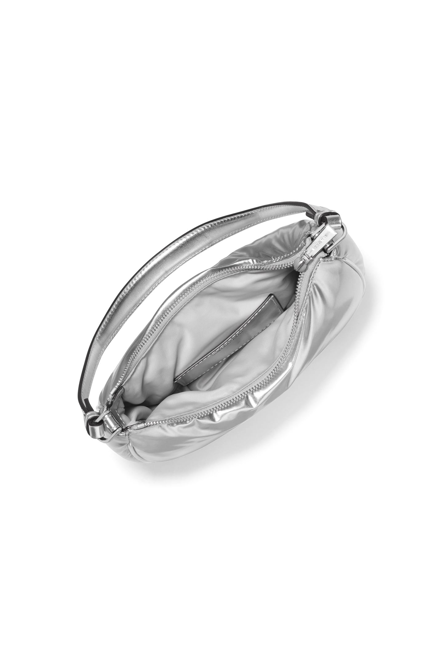 SMALL CONVERTIBLE POUCHETTE SILVER 2