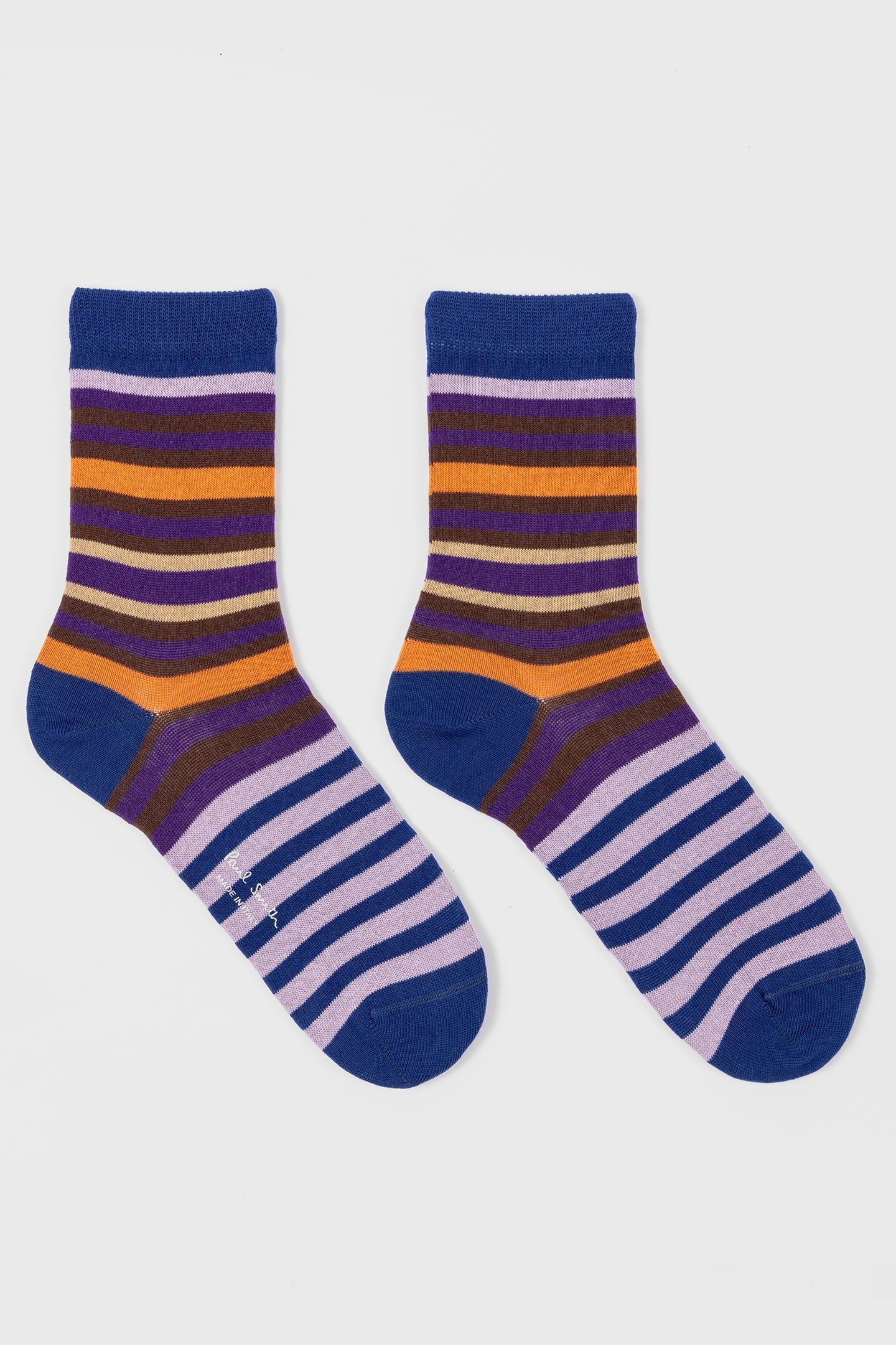 WOMEN SOCK GILLY STRIPE COBALT BLUE 4
