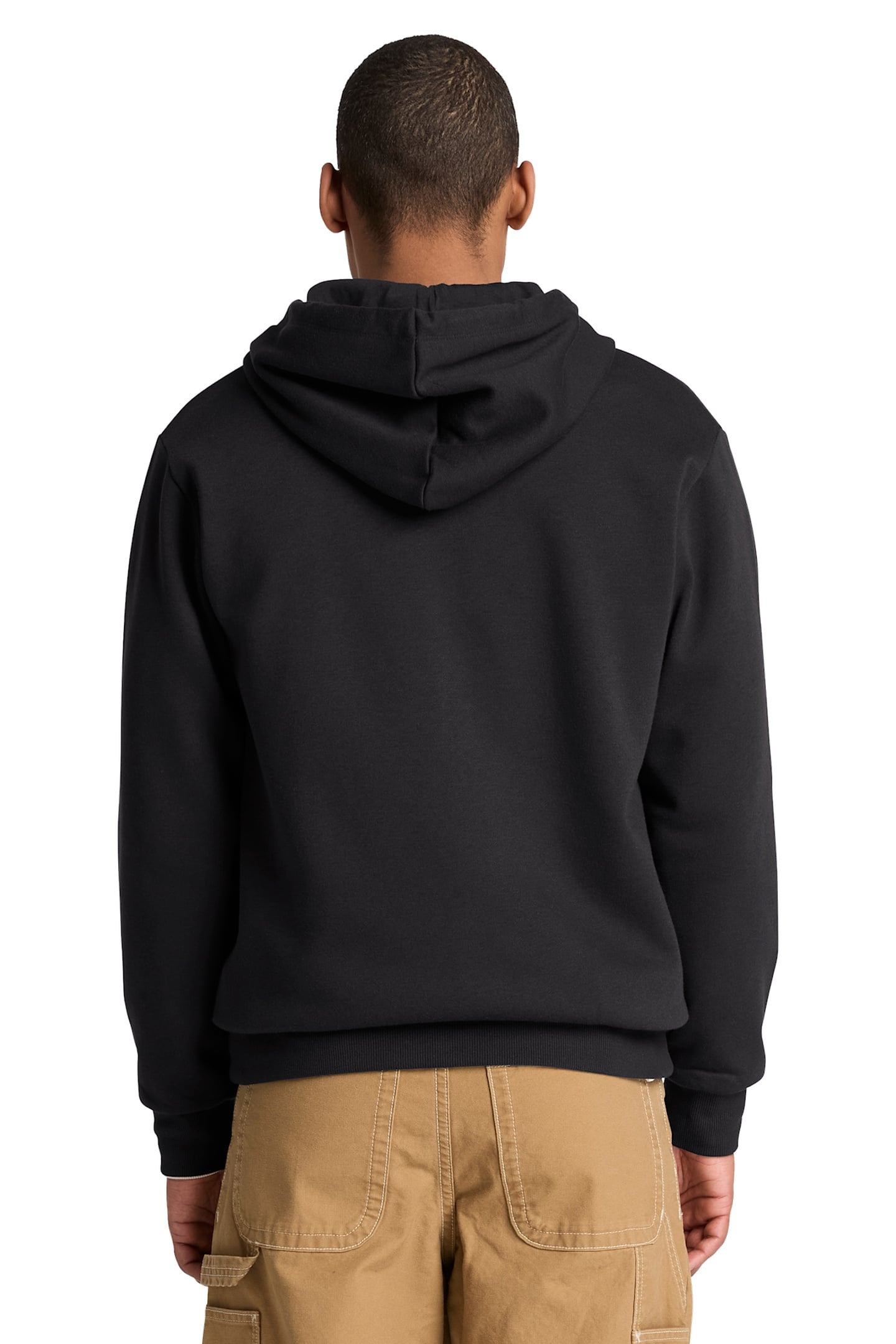 OYSTER RIVER CHEST LOGO BB ZIP HOODIE BLACK 2