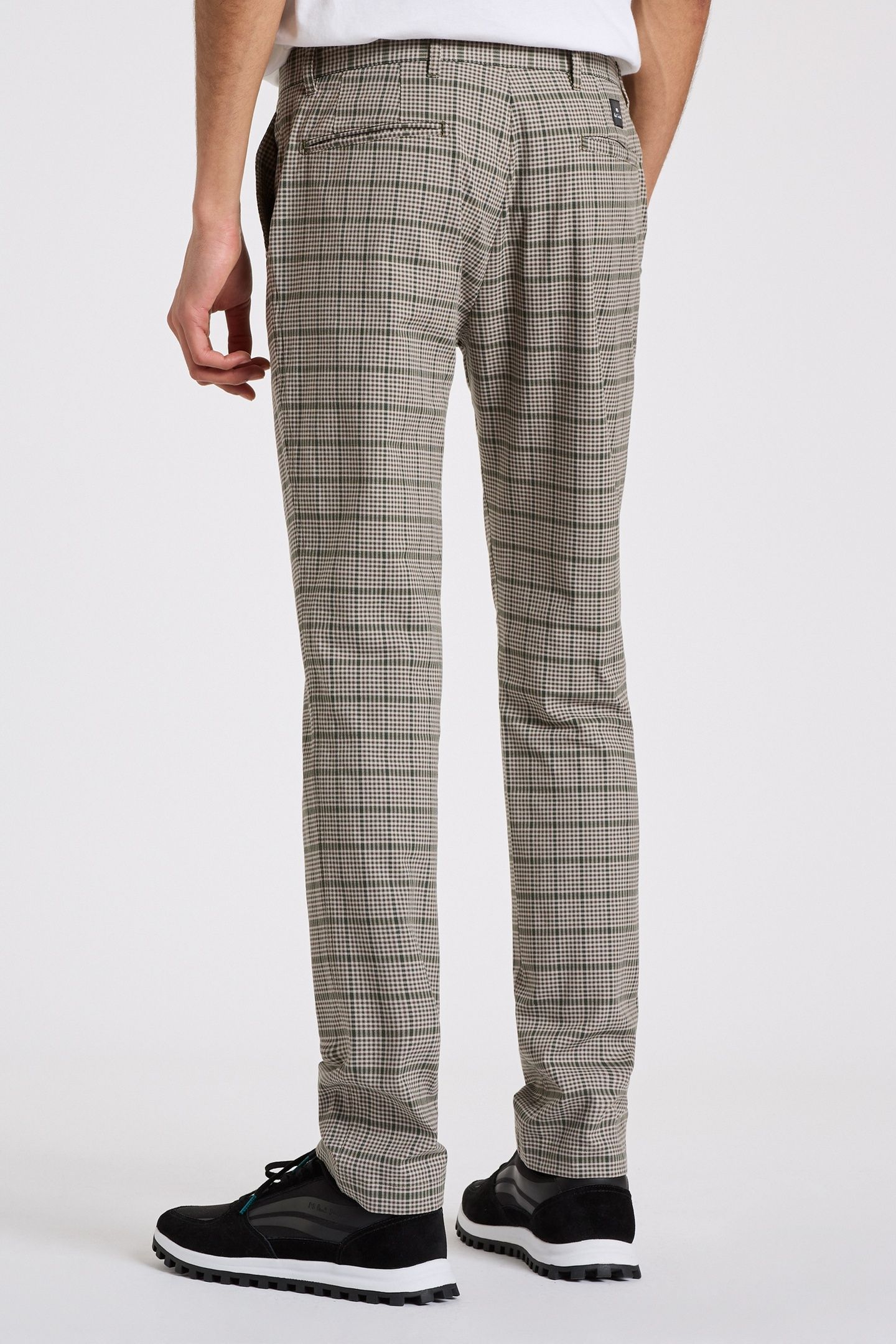 MENS SLIM FIT CHINO LT GREYISH GREEN 4