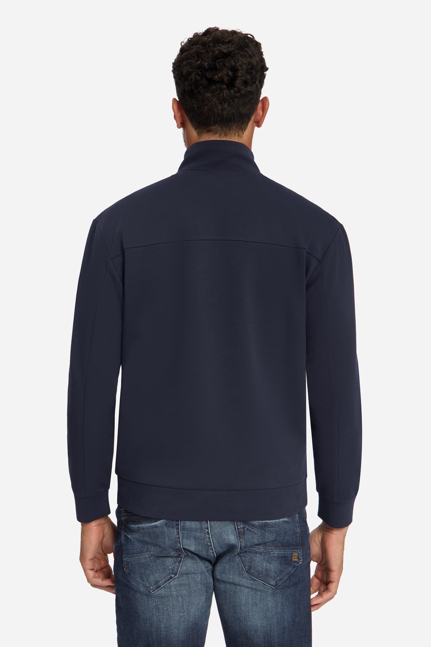 SWEATER HALF ZIP DARK NIGHT 4