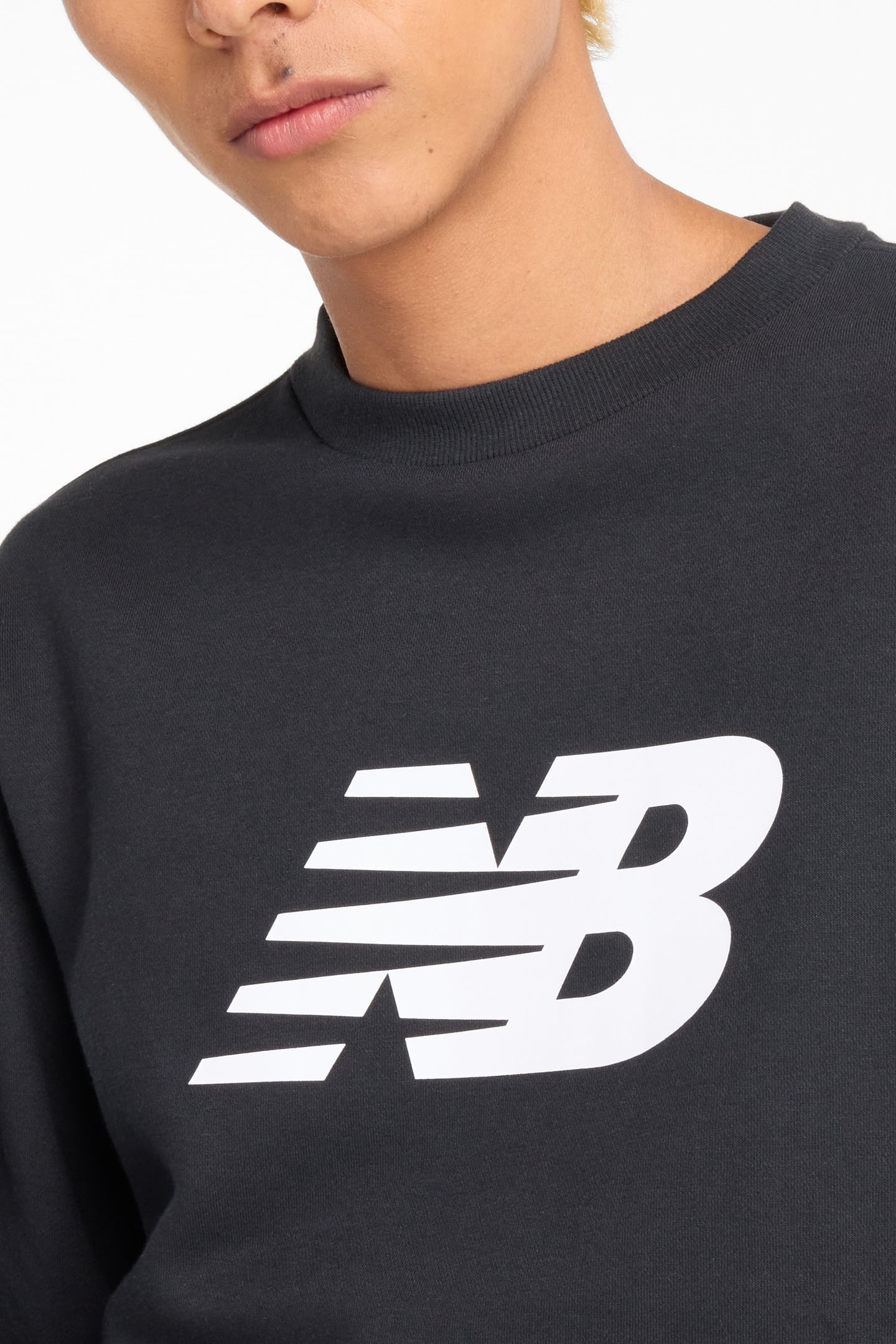 SPORT CORE BRUSHED CREW BLACK 6